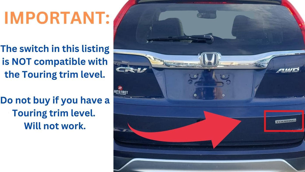 SWITCHDOCTOR Master Power Window Switch for 2014-2016 CRV ONLY (CR-V) (NOT for Touring)