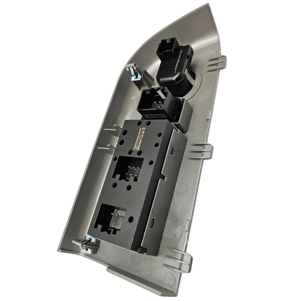 SWITCHDOCTOR Window Master Switch Assembly for 2004, 2005, 2006, 2007, 2008 Ford F-150 F150 (Super Cab, Supercrew Cab, Double Cab, Full Assembly, Gray Bezel)