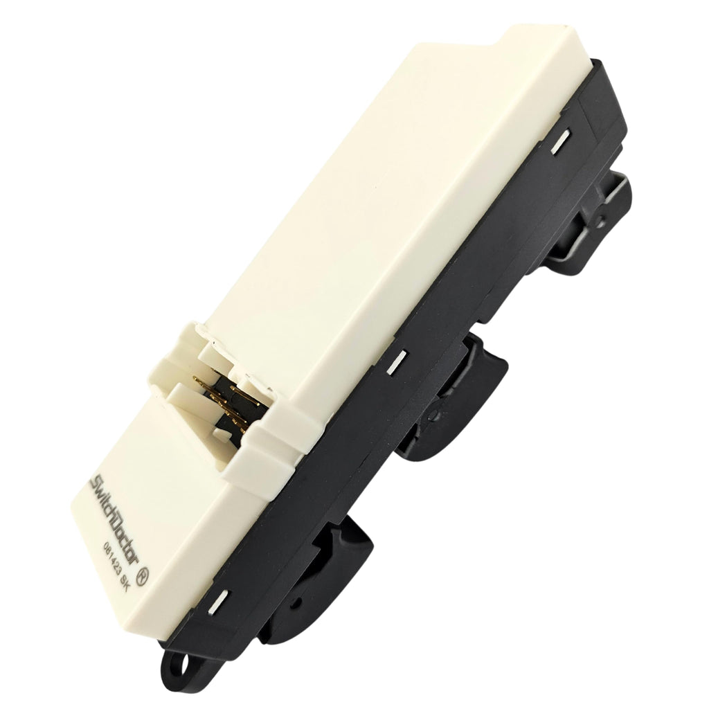 SWITCHDOCTOR Window Master Switch for 2000-2006 Nissan Sentra - Push Button, Automatic (Driver's Window Only), Black