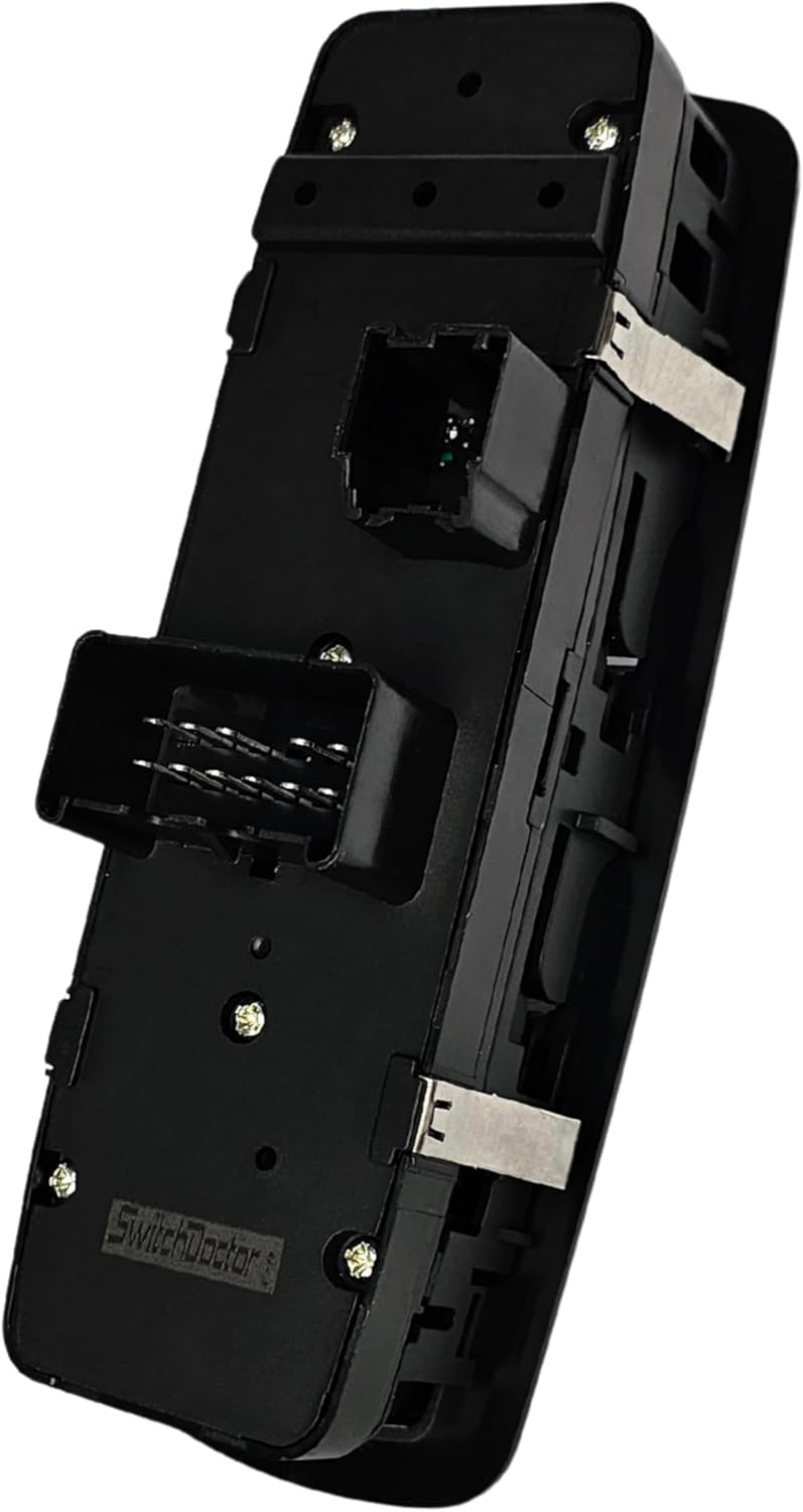 SWITCHDOCTOR Window Master Switch for 2008-2012 Liberty, 2009-2010 Dodge Journey, and 2007-2011 Dodge Nitro (Pin Check Required Before Purchase, 4602632AH, 4602632AC, Green Light)