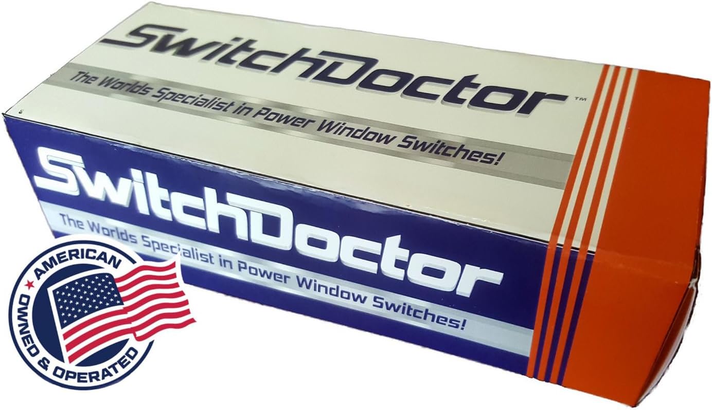 SWITCHDOCTOR Window Master Switch & Front Passenger Assembly for 2007-2009 Chevrolet Silverado and GMC Sierra (Crew, Extended Cab Pickup, Full Assembly, Chevy)