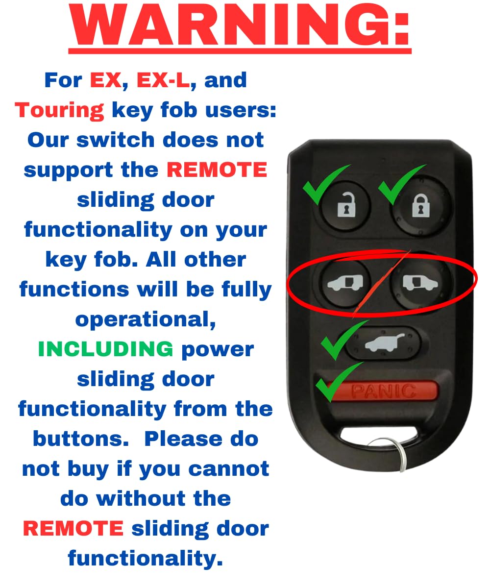 SWITCHDOCTOR Window Master Switch for 2005-2010 Honda Odyssey (Van, 35750-SHJ-305)