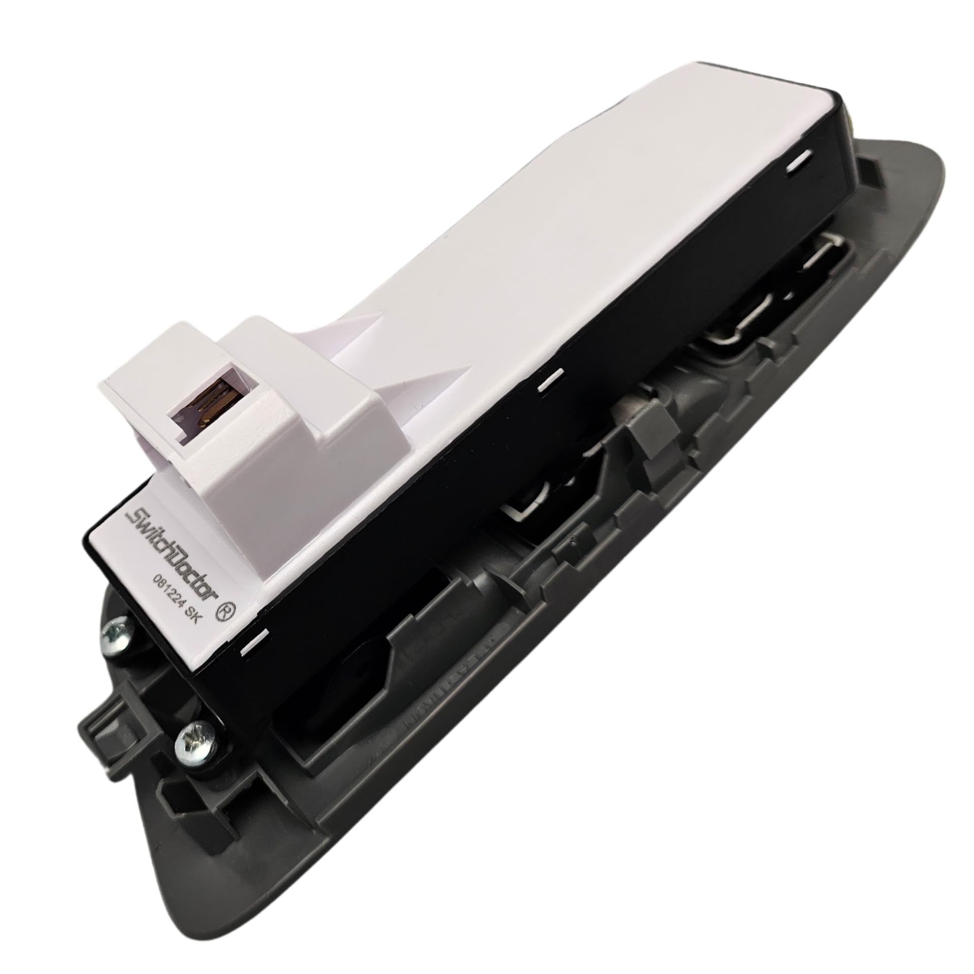 SWITCHDOCTOR Window Master Switch & Gray Bezel for 2005-2011 Toyota Tacoma (Double Cab, Truck, 84820-04031, 74202-04020-B0)