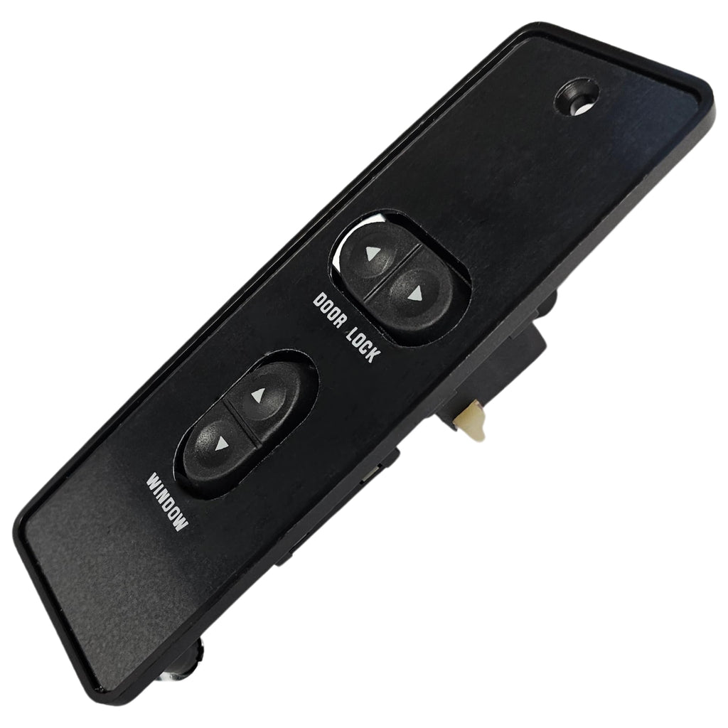 SWITCHDOCTOR Front Passenger Window Bezel Set for 1987-1993 Ford Mustang (Window, Lock, Trim, Cover, Panel, Button, Power, Control)