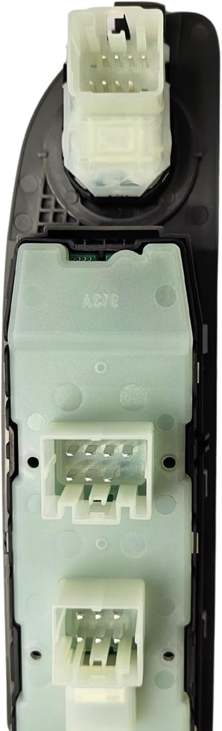 SWITCHDOCTOR Window Switch for 2005, 2006, 2007, 2008, 2009, 2010, 2011 Dodge Dakota Quad Cab & 2004, 2005, 2006 Durango (Full Assembly with Gray Bezel & Mirror Switch, Trim, Panel, Cover)