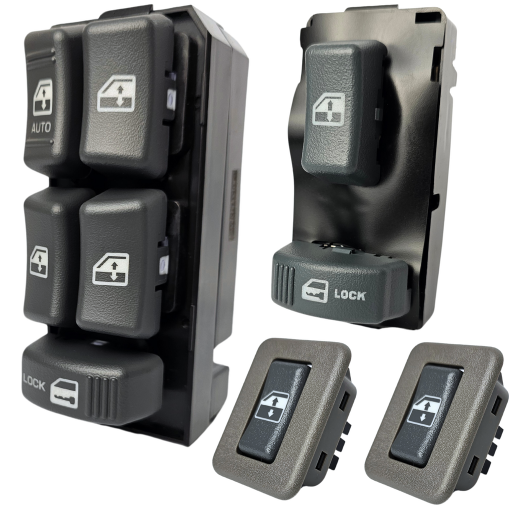 Window Switch Set for 1996-2005 Chevrolet Blazer, Suburban; 1995-1998 Tahoe; 1995-2003 S-10; 1999-2000 Escalade; 1998-2000 GMC Envoy