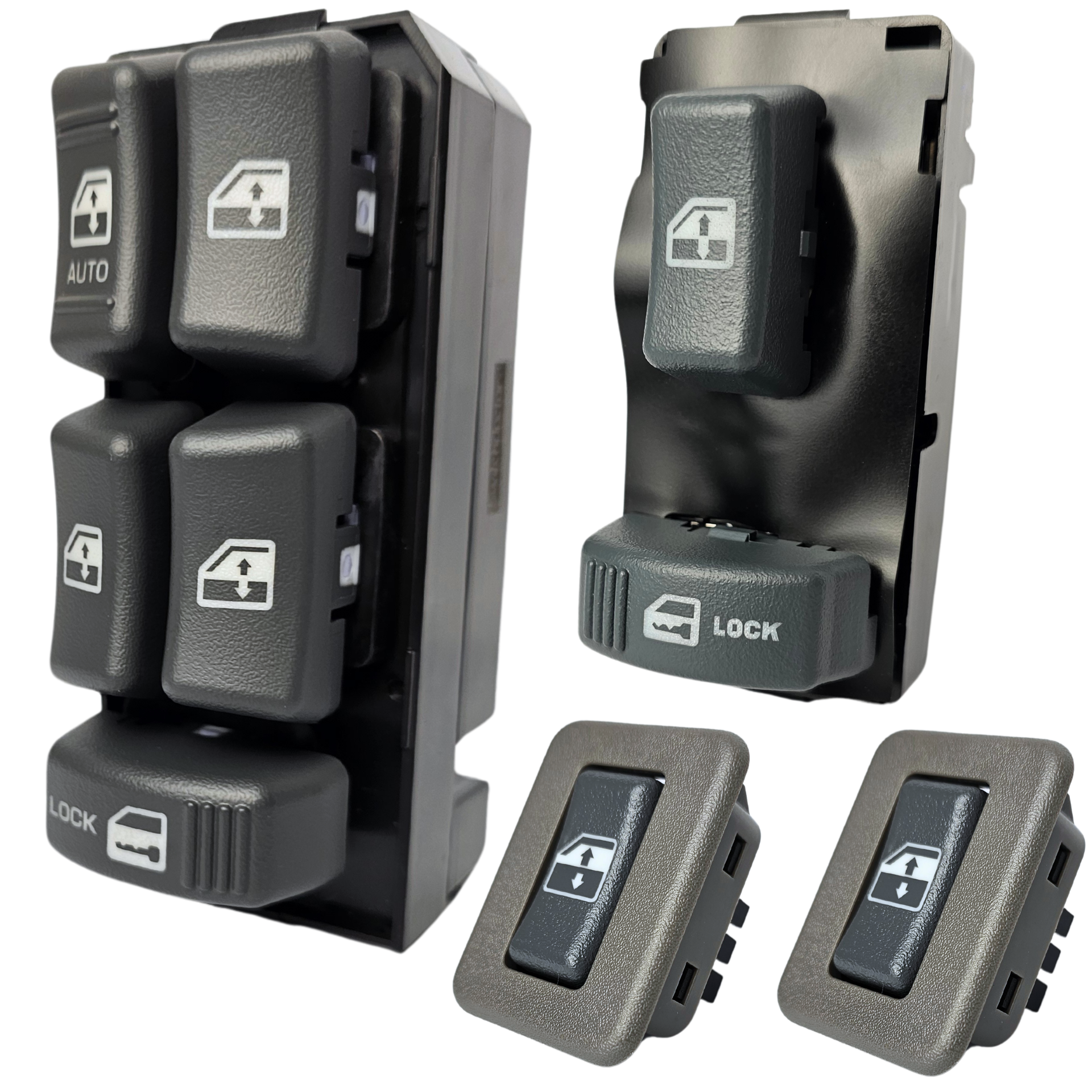 Window Switch Set for 1996-2005 Chevrolet Blazer, Suburban; 1995-1998 Tahoe; 1995-2003 S-10; 1999-2000 Escalade; 1998-2000 GMC Envoy