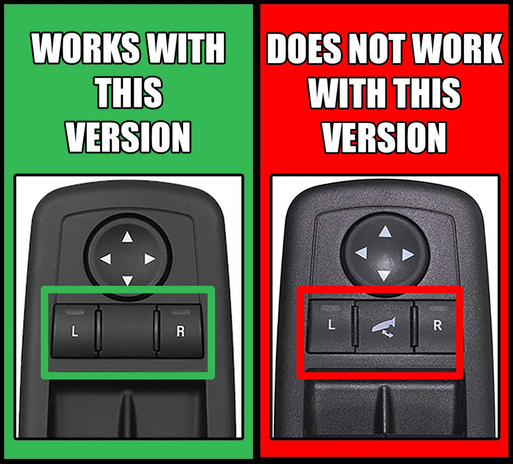 SWITCHDOCTOR Window Master Switch for 2016-2018 Dodge Ram 1500 2500 3500 4500 5500 Crew Cab