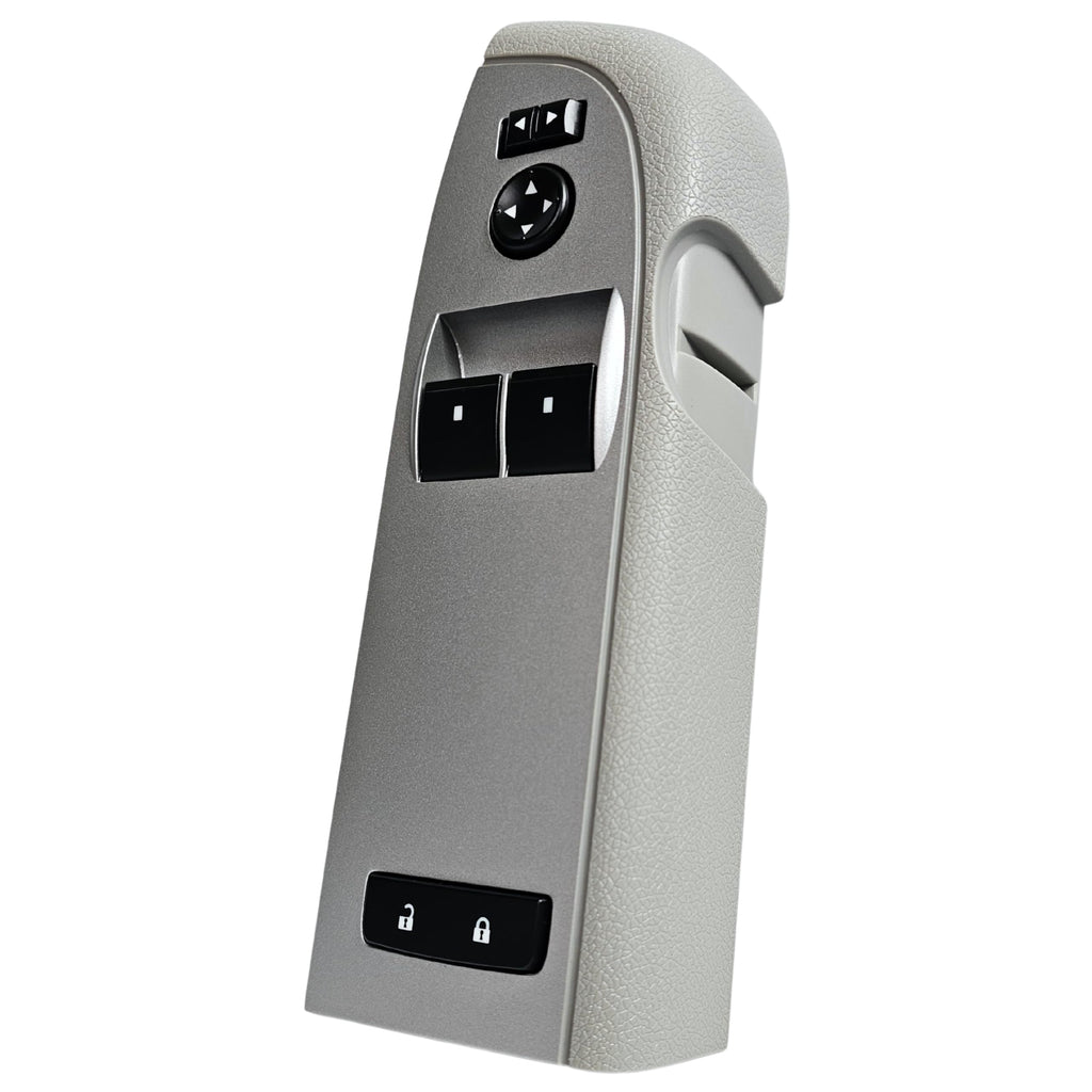 SWITCHDOCTOR Window Master Switch Assembly Gray for 2010-2013 Chevrolet Silverado & GMC Sierra (Standard Cab Pickup, Regular Cab, Full Assembly)
