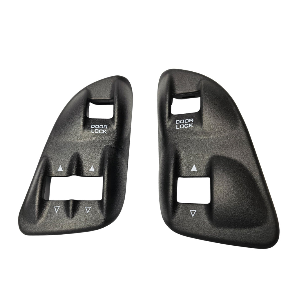 SWITCHDOCTOR Window Master Switch Bezel and Front Passenger Bezel Set for 1994-2002 Dodge Ram, 1997-2000 Dakota (Regular Cab, Club Cab, Single Cab)