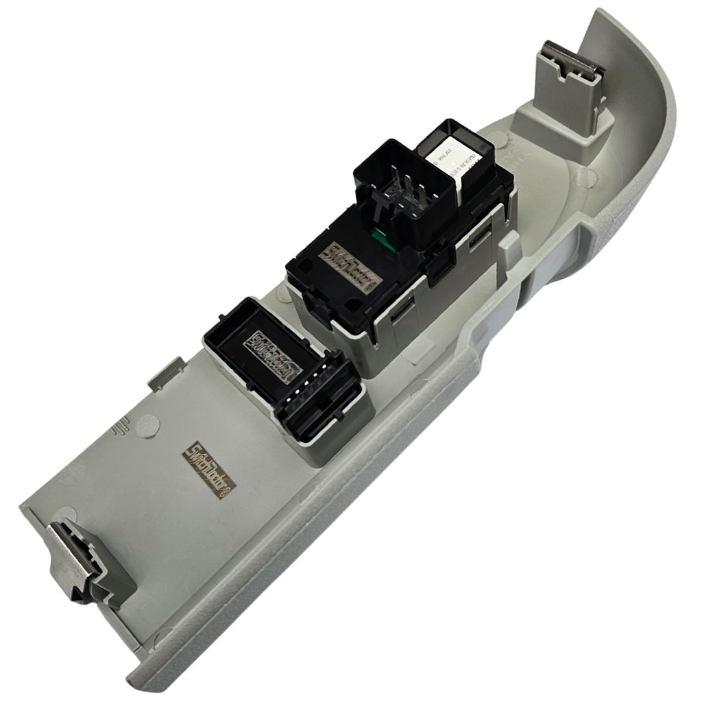 SWITCHDOCTOR Front Passenger Window Switch & Bezel Gray Assembly for for 2010-2013 Chevrolet Silverado & GMC Sierra (Crew, Extended Cab Pickup, Standard, Regular Cab, Full Assembly, Chevy)