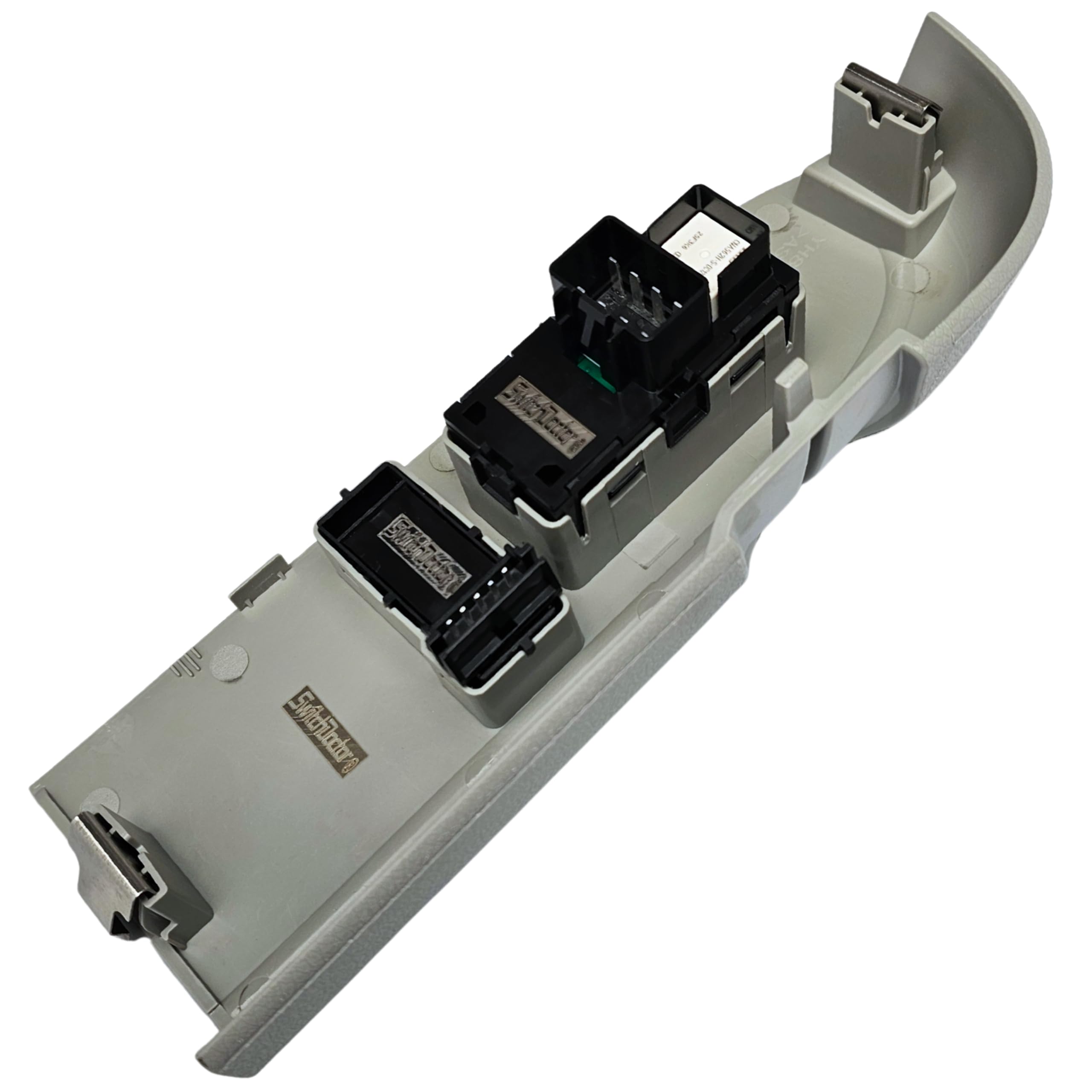 SWITCHDOCTOR Front Passenger Window Switch & Bezel Gray Assembly for for 2010-2013 Chevrolet Silverado & GMC Sierra (Crew, Extended Cab Pickup, Standard, Regular Cab, Full Assembly, Chevy)