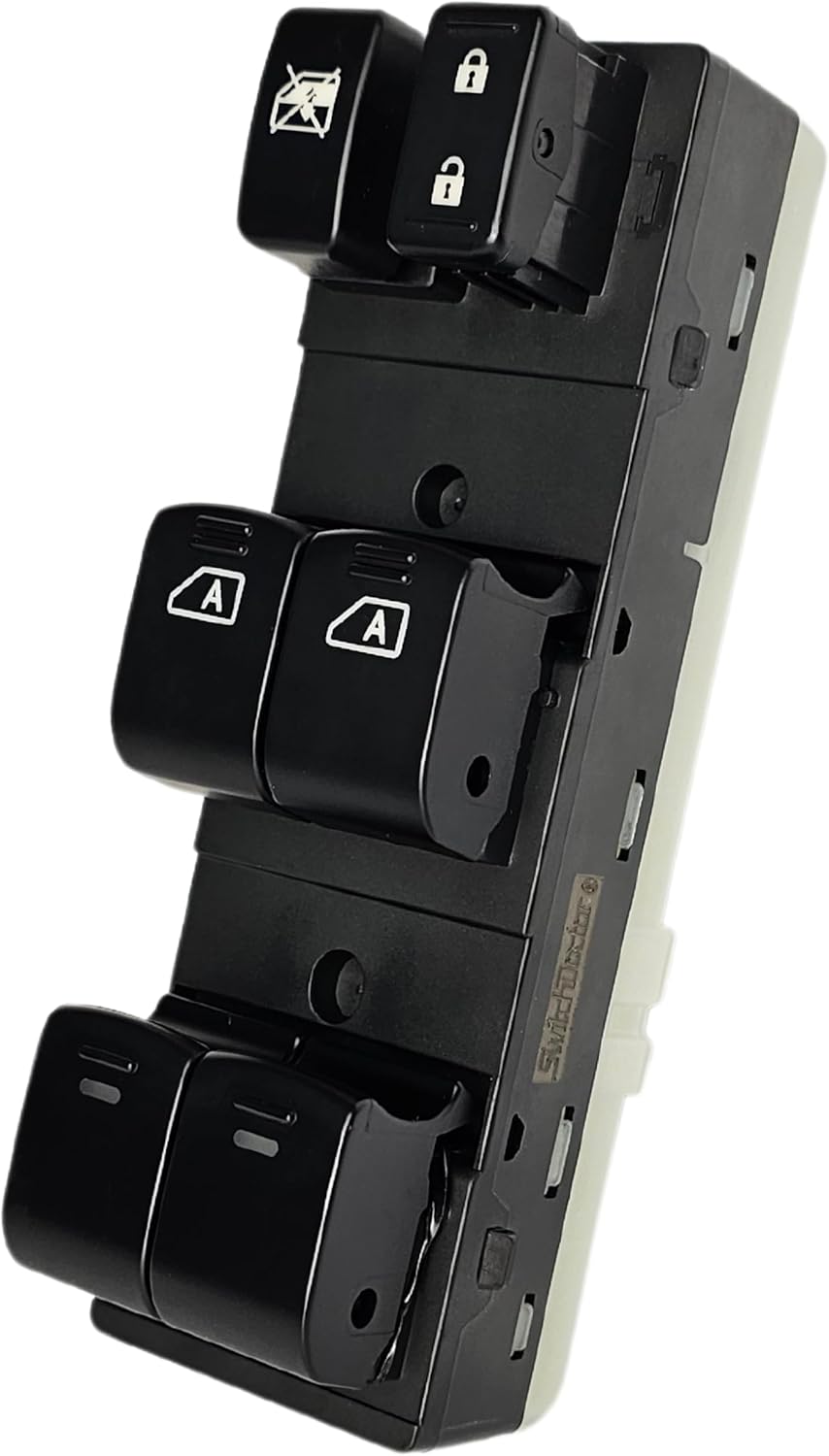SWITCHDOCTOR Window Master Switch for 2007-2012 Nissan Altima Sedan S, SE, SL, SR (25401-ZN50B, Mirror, Power, Control, Button)