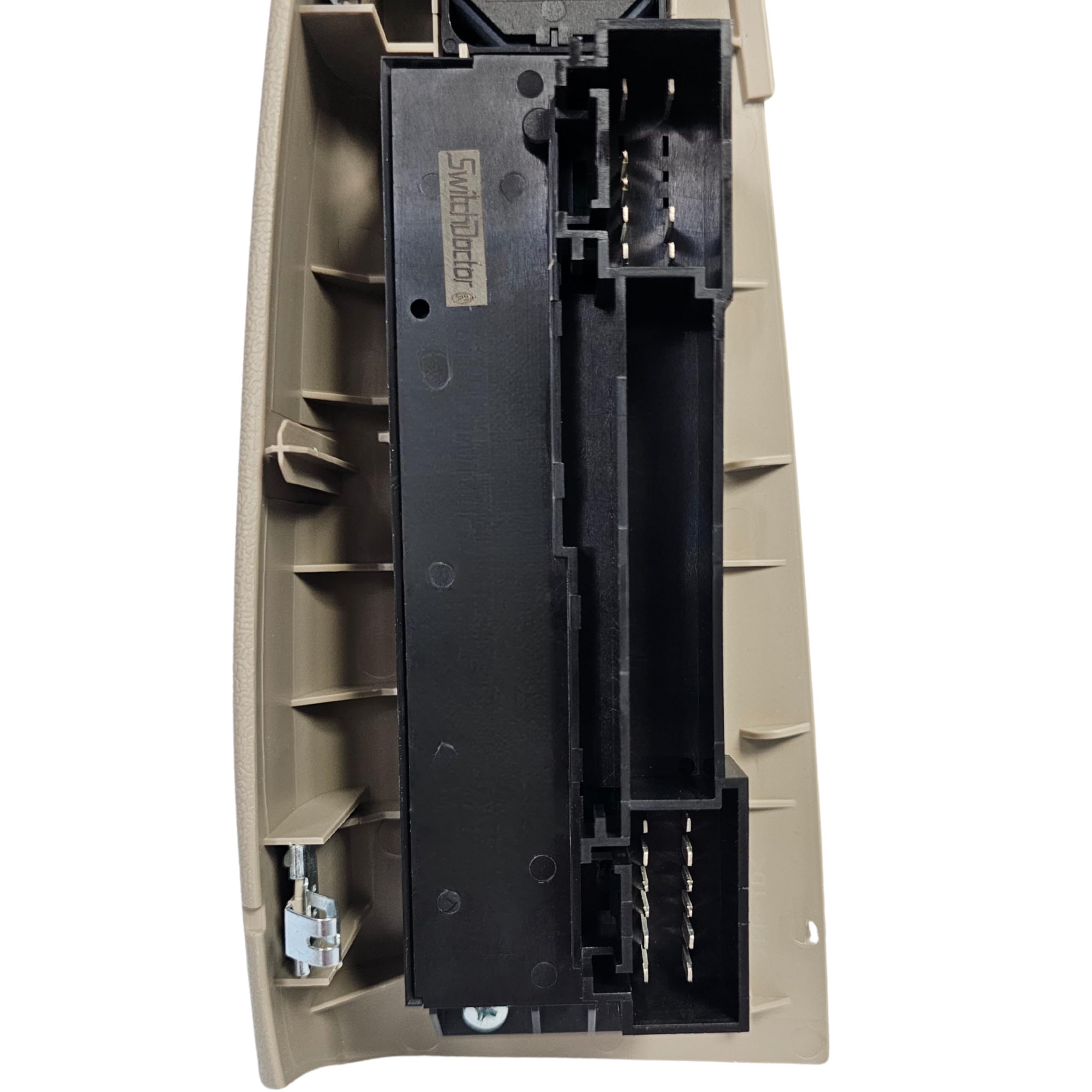 SWITCHDOCTOR Master Window Switch & Tan Bezel Assembly for 2000-2002 Chevrolet Silverado, Suburban, Avalanche, Tahoe, and GMC Yukon and 1999-2002 GMC Sierra (Crew, Extended Cab)