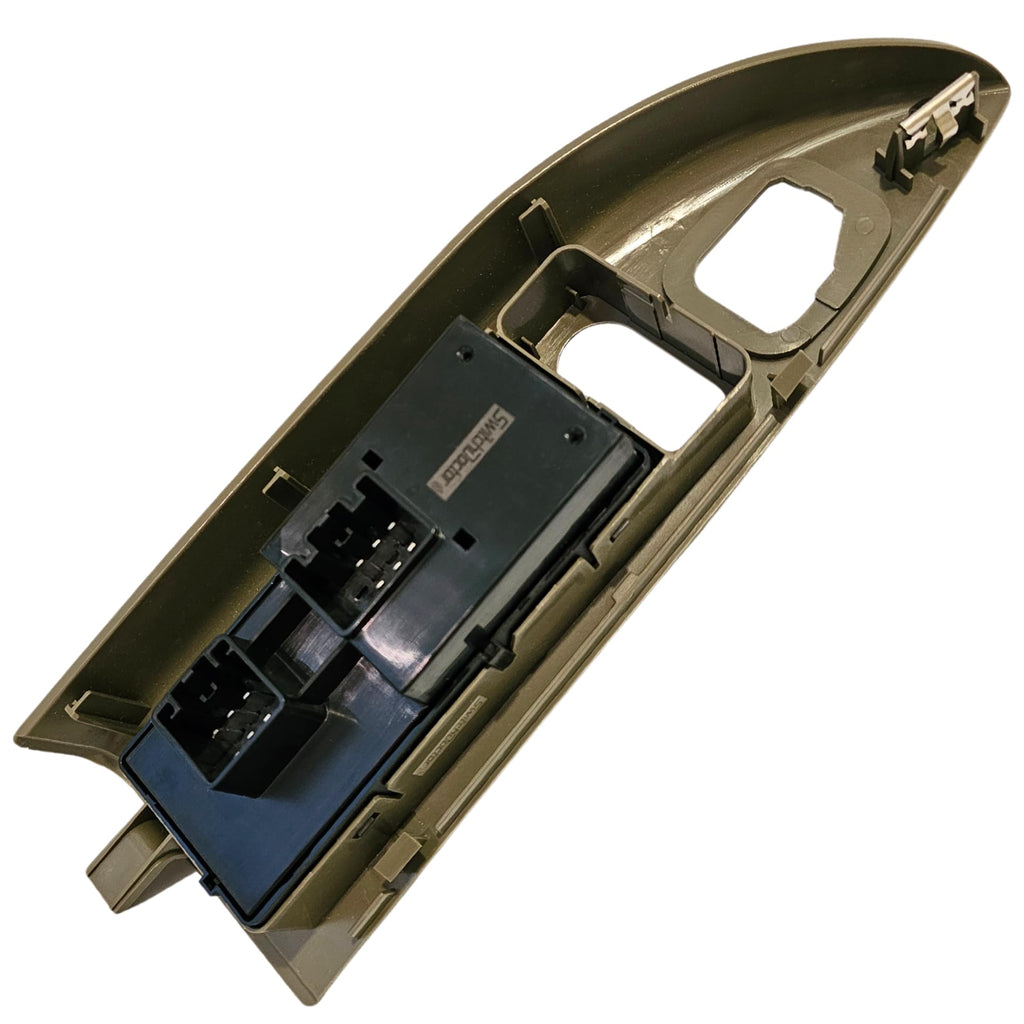 SWITCHDOCTOR Window Master Switch & Tan Bezel Assembly for 2002-2003 Ford F-150 (Super Cab, Supercrew, Double)