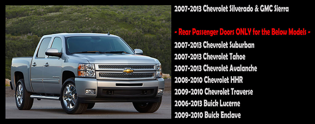 SWITCHDOCTOR Rear Window Switch for 2007-2013 Chevrolet Avalanche