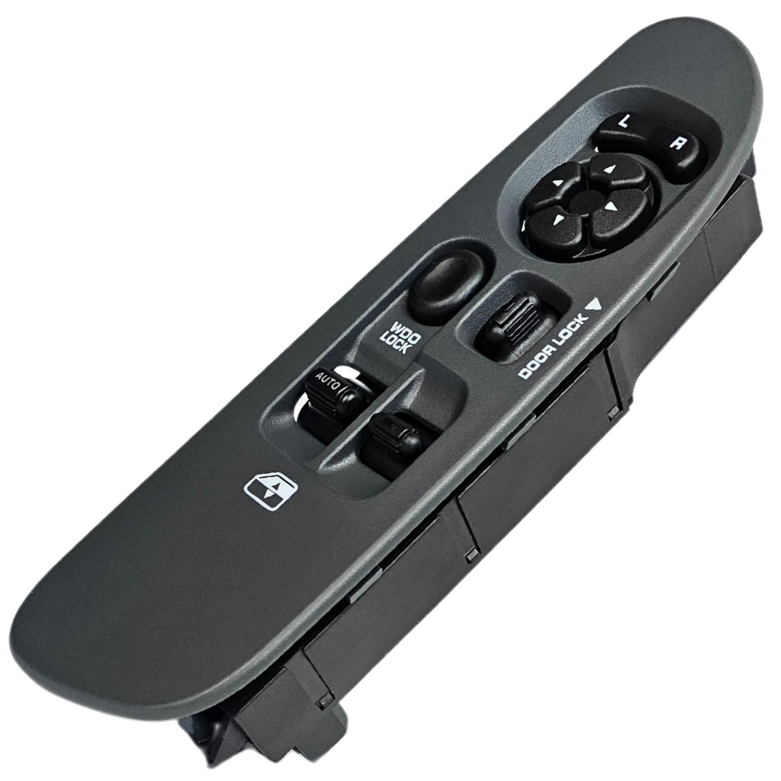 SWITCHDOCTOR Window Master Switch and Bezel Set for 2002-2009 Dodge Ram (Regular Cab, Single Cab, Full Assembly) (Gray)