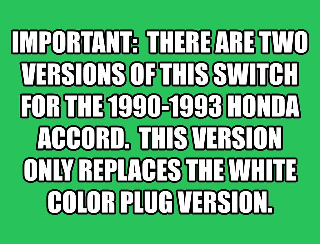 SWITCHDOCTOR Window Master Switch for 1990-1993 Honda Accord (1990 1991 1992 1993 90 91 92 93 Drivers side, button, panel, door, lock)