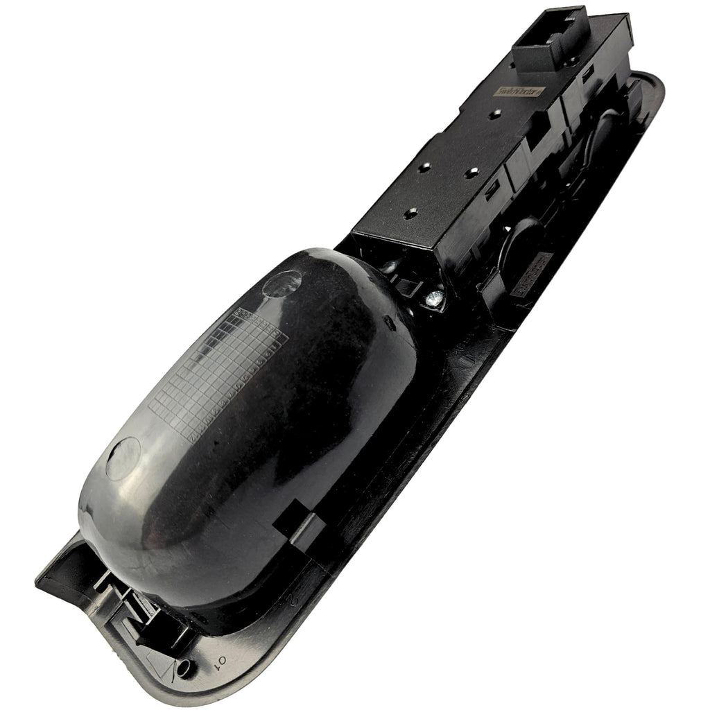 SWITCHDOCTOR Fully Assembled Window Master Switch and Bezel Set Compatible with 1999-2005 Volkswagen Jetta (Black) (1J4-959-857-D Power, Control, Button)
