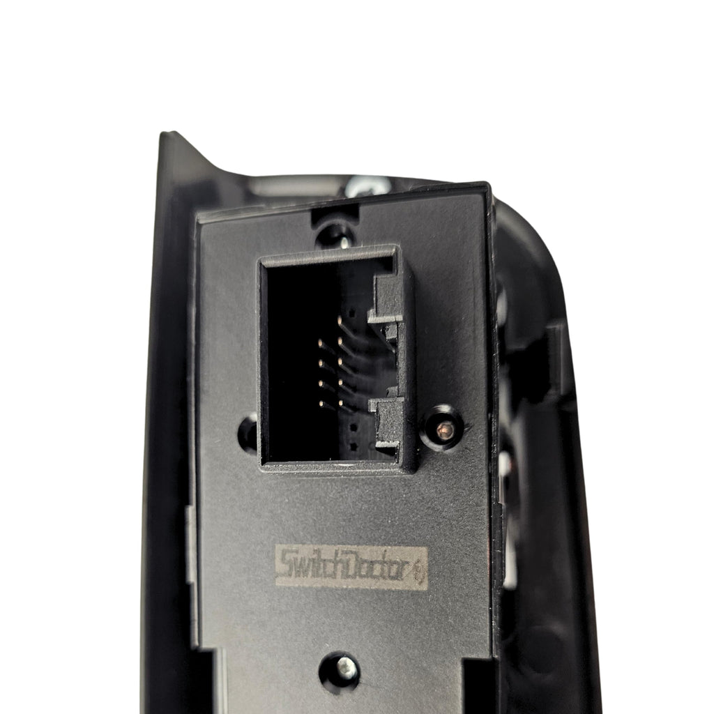 SWITCHDOCTOR Fully Assembled Window Master Switch and Bezel Set for 1999-2005 Volkswagen Jetta (Black) (1J4-959-857-D Power, Control, Button)