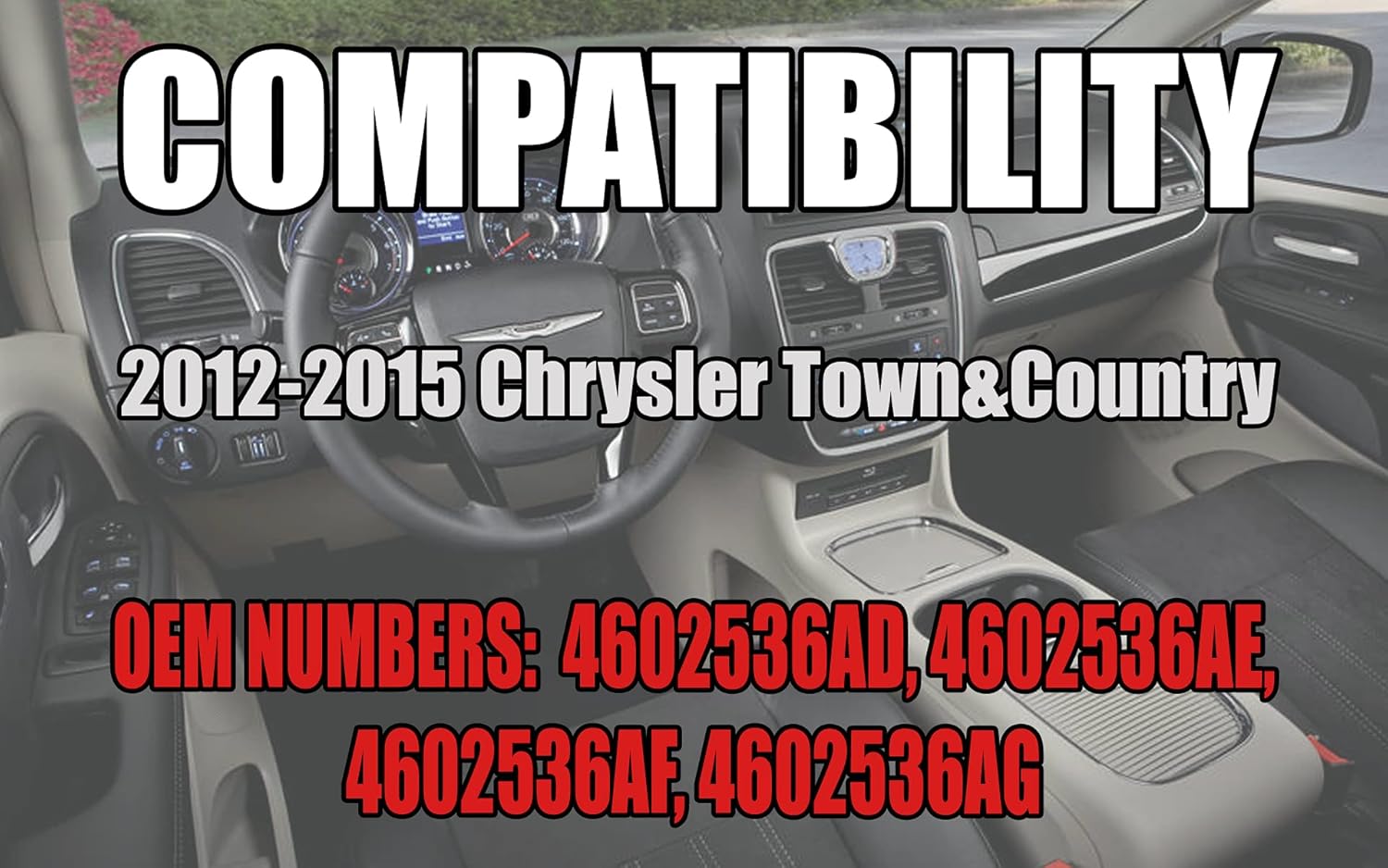 SWITCHDOCTOR Window Master Switch for 2008-2016 Chrysler Town & Country and Dodge Grand Caravan