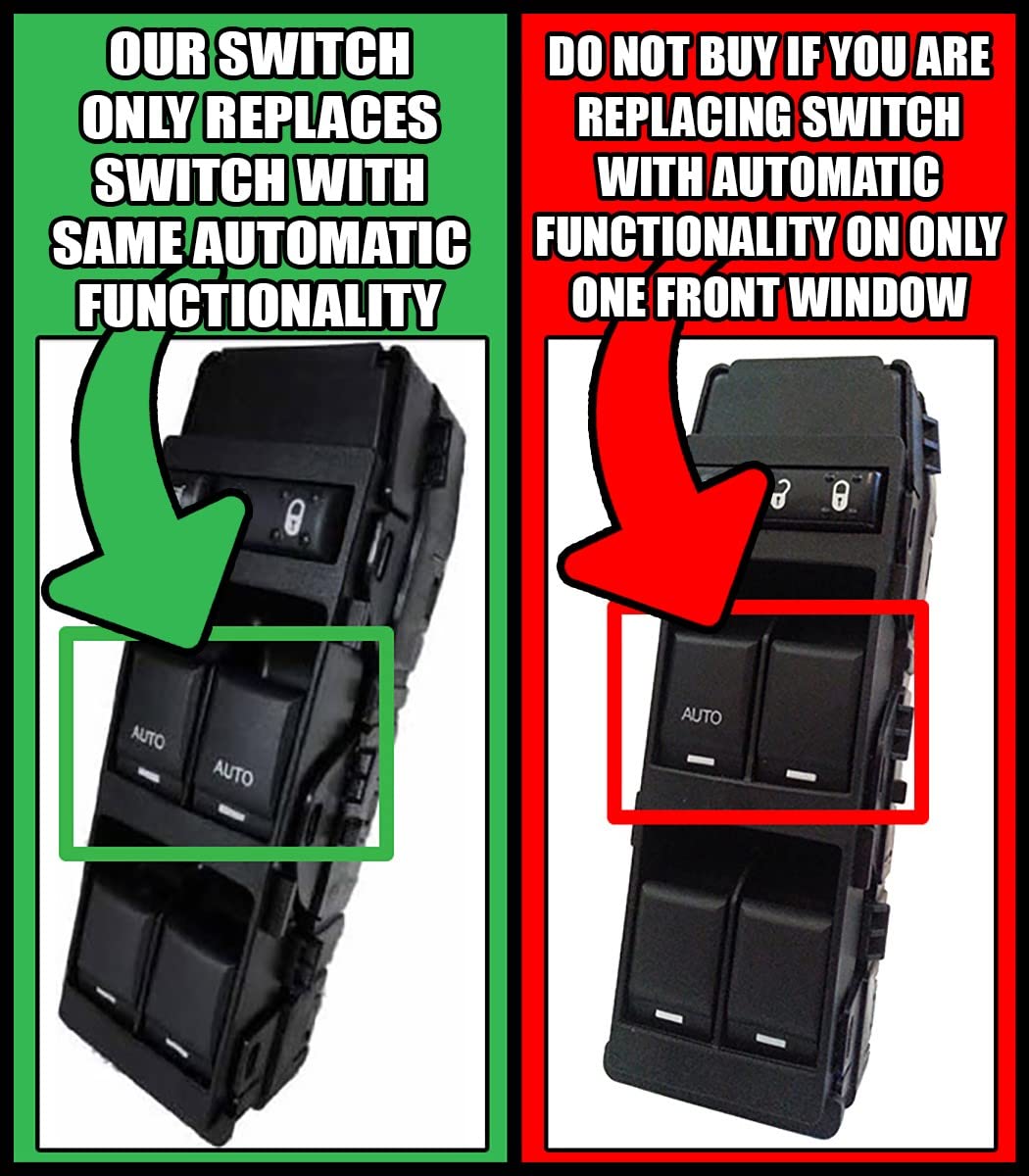 SWITCHDOCTOR Window Master Switch for 2007-2010 Dodge Charger