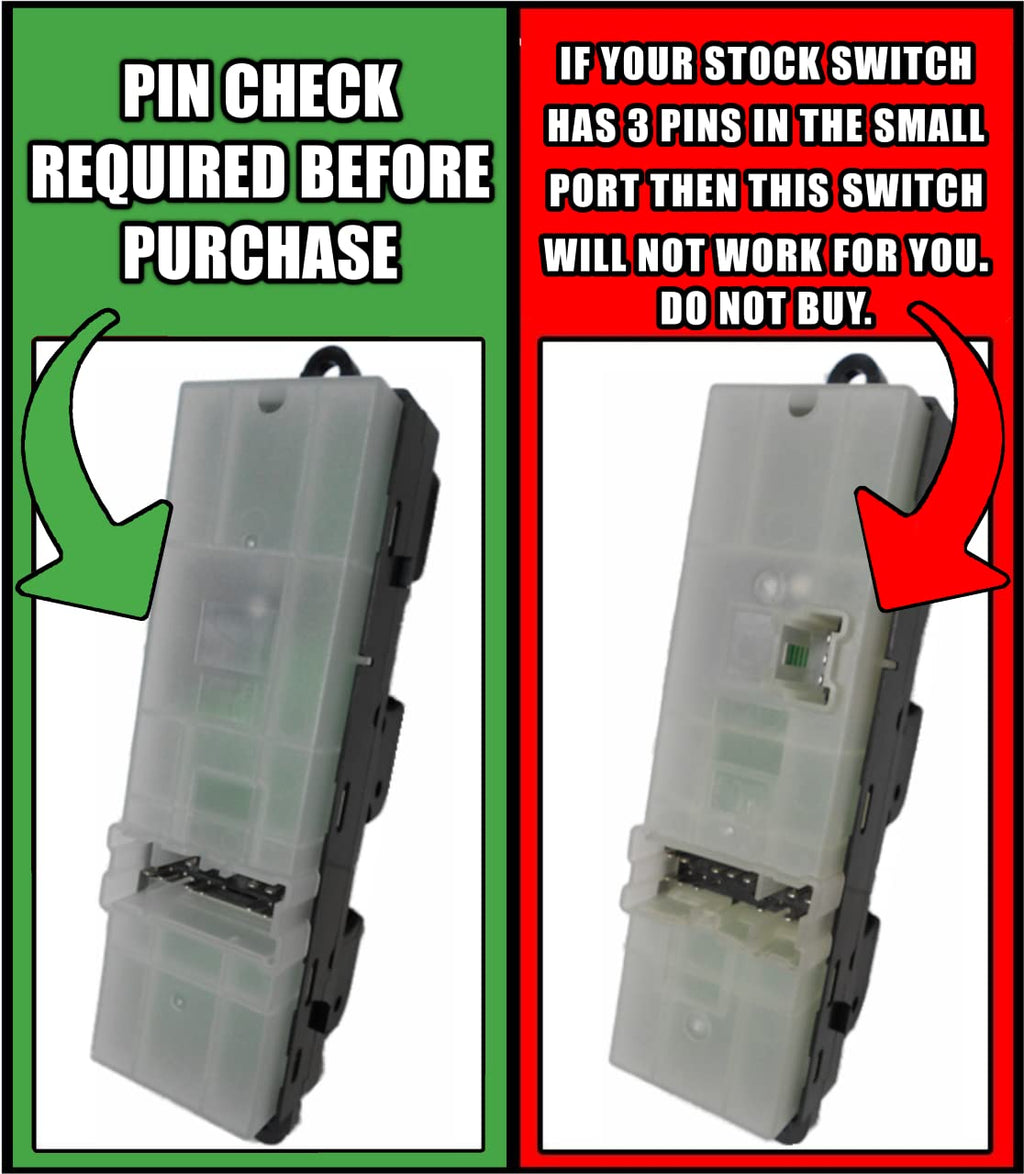 SWITCHDOCTOR Window Master Switch Compatible with Nissan Sentra Master Power Window Switch 2007-2008