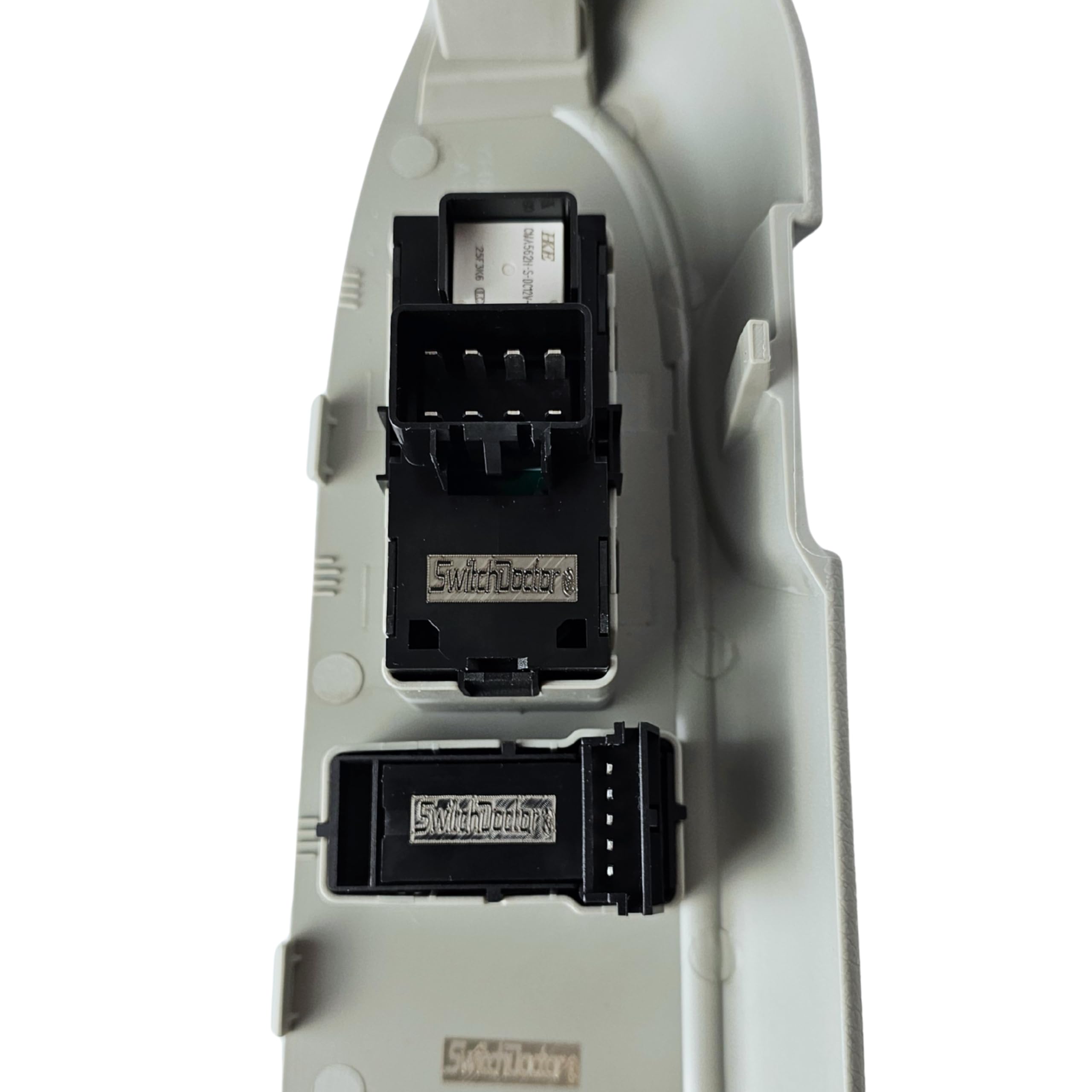 SWITCHDOCTOR Front Passenger Window Switch & Bezel Gray Assembly for for 2010-2013 Chevrolet Silverado & GMC Sierra (Crew, Extended Cab Pickup, Standard, Regular Cab, Full Assembly, Chevy)