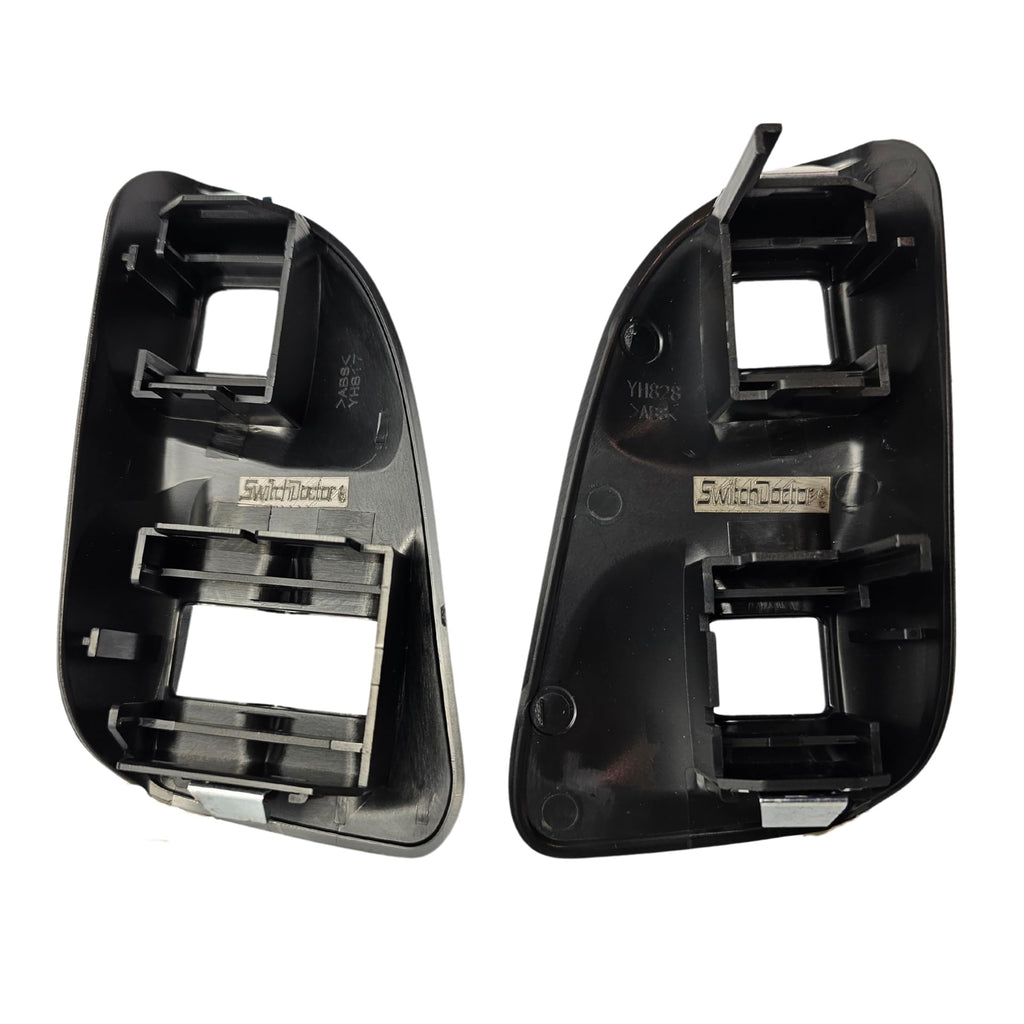 SWITCHDOCTOR Window Master Switch Bezel and Front Passenger Bezel Set for 1994-2002 Dodge Ram, 1997-2000 Dakota (Regular Cab, Club Cab, Single Cab)