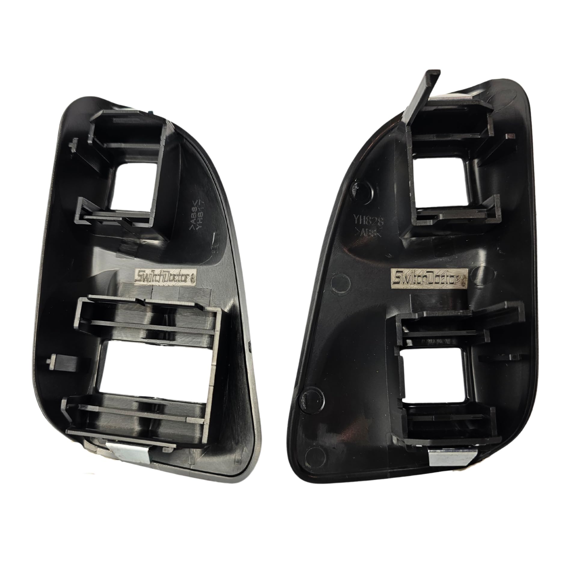 SWITCHDOCTOR Window Master Switch Bezel and Front Passenger Bezel Set for 1994-2002 Dodge Ram, 1997-2000 Dakota (Regular Cab, Club Cab, Single Cab)