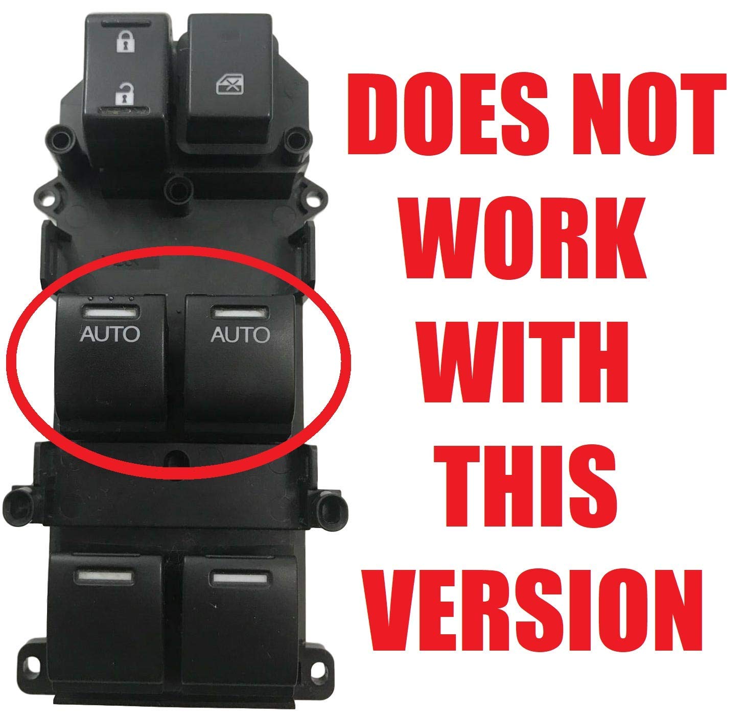 SWITCHDOCTOR Window Master Switch for 2015-2018 Honda Fit