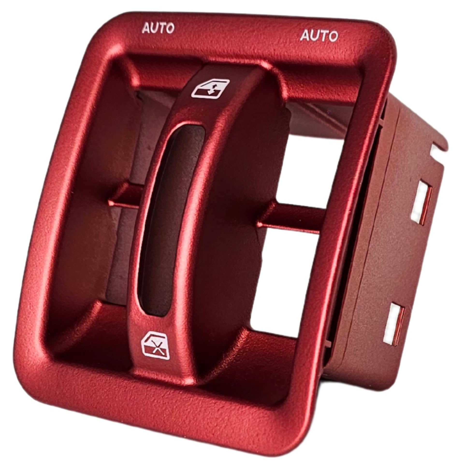 SWITCHDOCTOR Window Master Rubic Red Bezel for 2011-2017 Jeep Wrangler