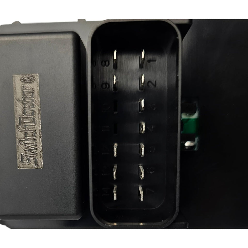 SWITCHDOCTOR Window Master Switch Compatible with 2011-2017 Jeep Wrangler (4 Door)