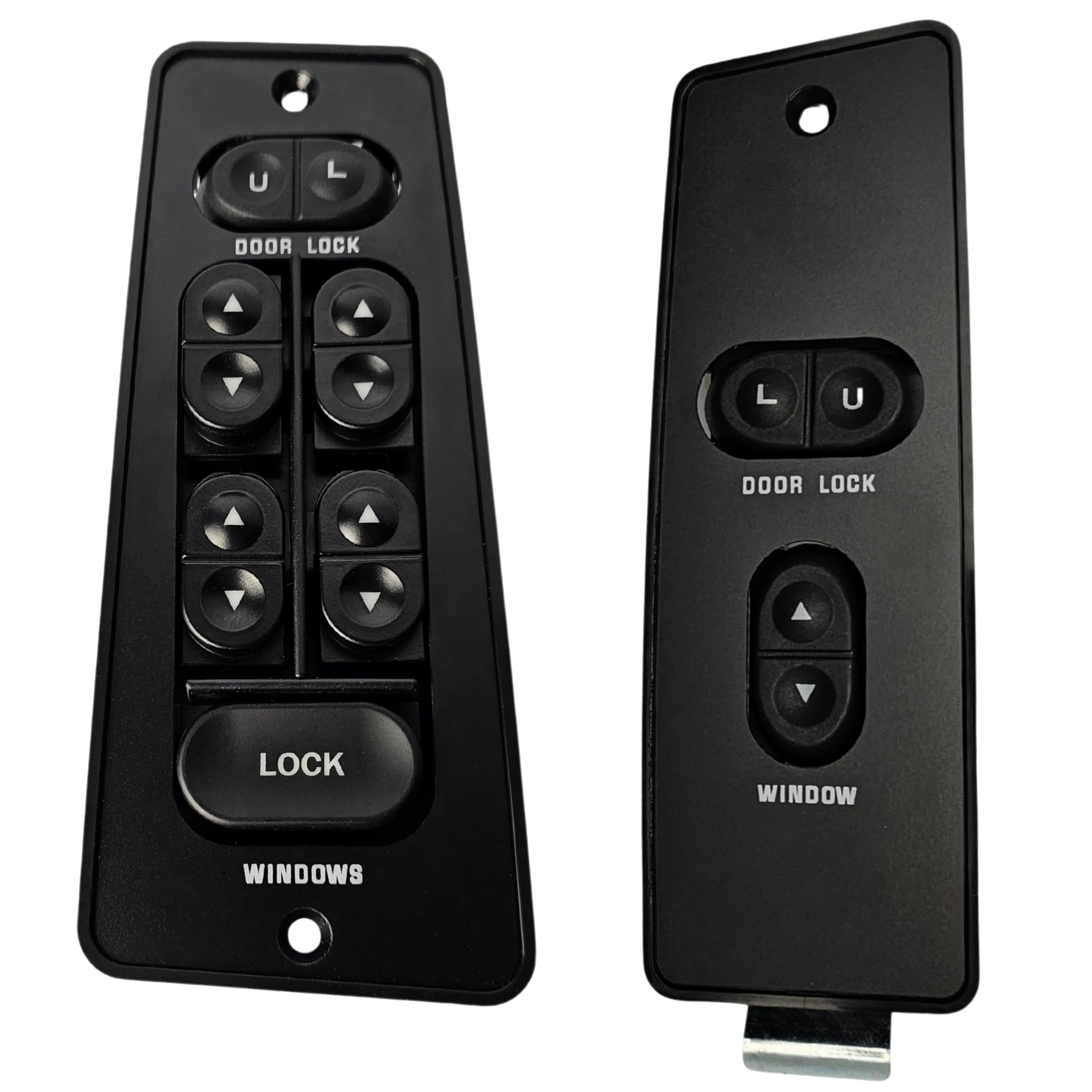 SWITCHDOCTOR Window Master Switch & Front Passenger Assembly for 1987, 1988, 1989, 1990, 1991, 1992, 1993 Ford Mustang Convertible (Full Assembly)