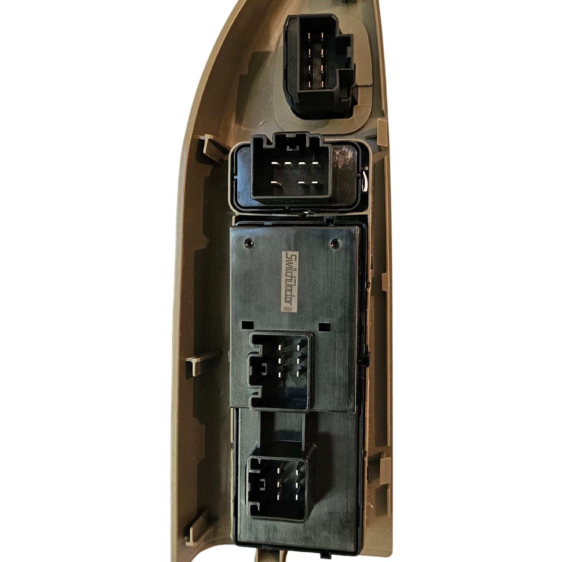 SWITCHDOCTOR Window Master Switch & Bezel Assembly for 2002-2003 Ford F-150 F150 (Super Cab, Supercrew, Double Cab) NOT for 2001 (Tan Bezel)