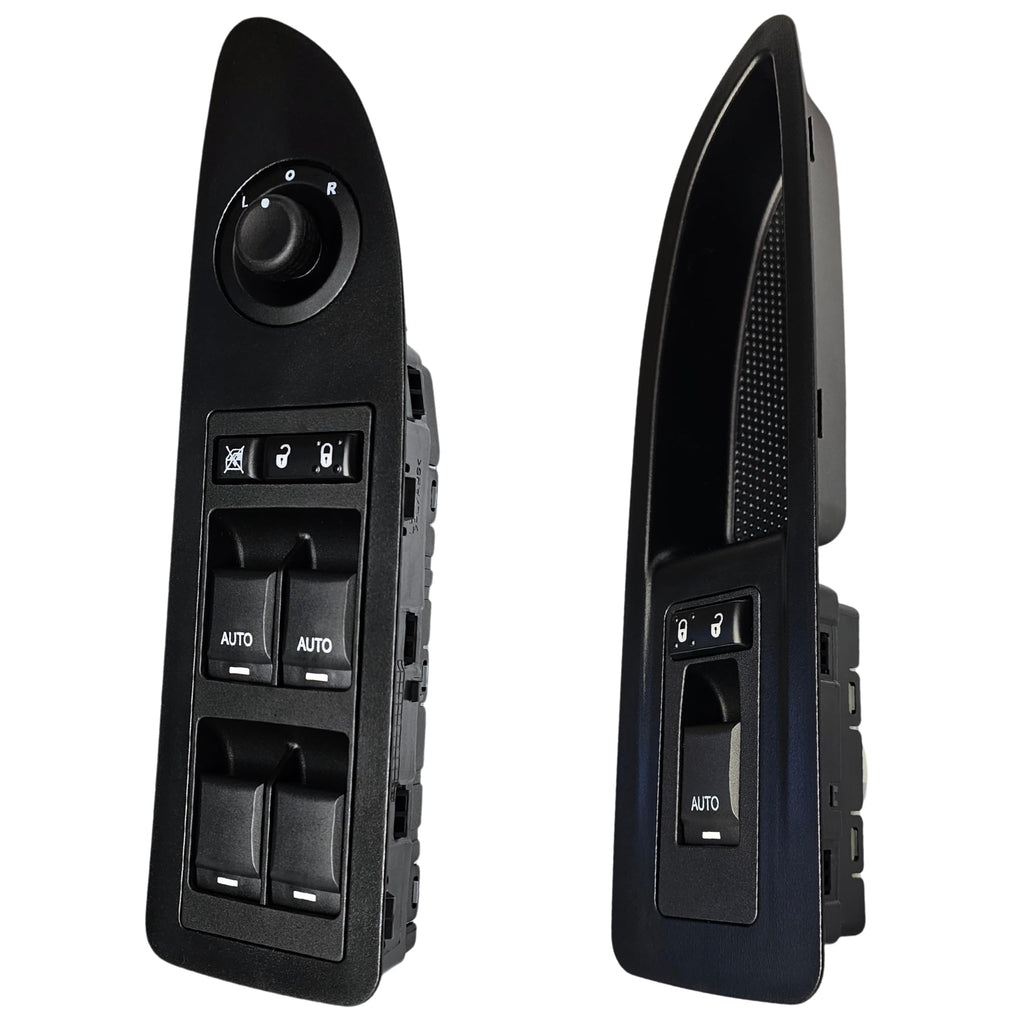 SWITCHDOCTOR Window Master Switch & Front Passenger Bezel Full Assembly for 2011-2014 Dodge Avenger (Pin Check Required Before Purchase)