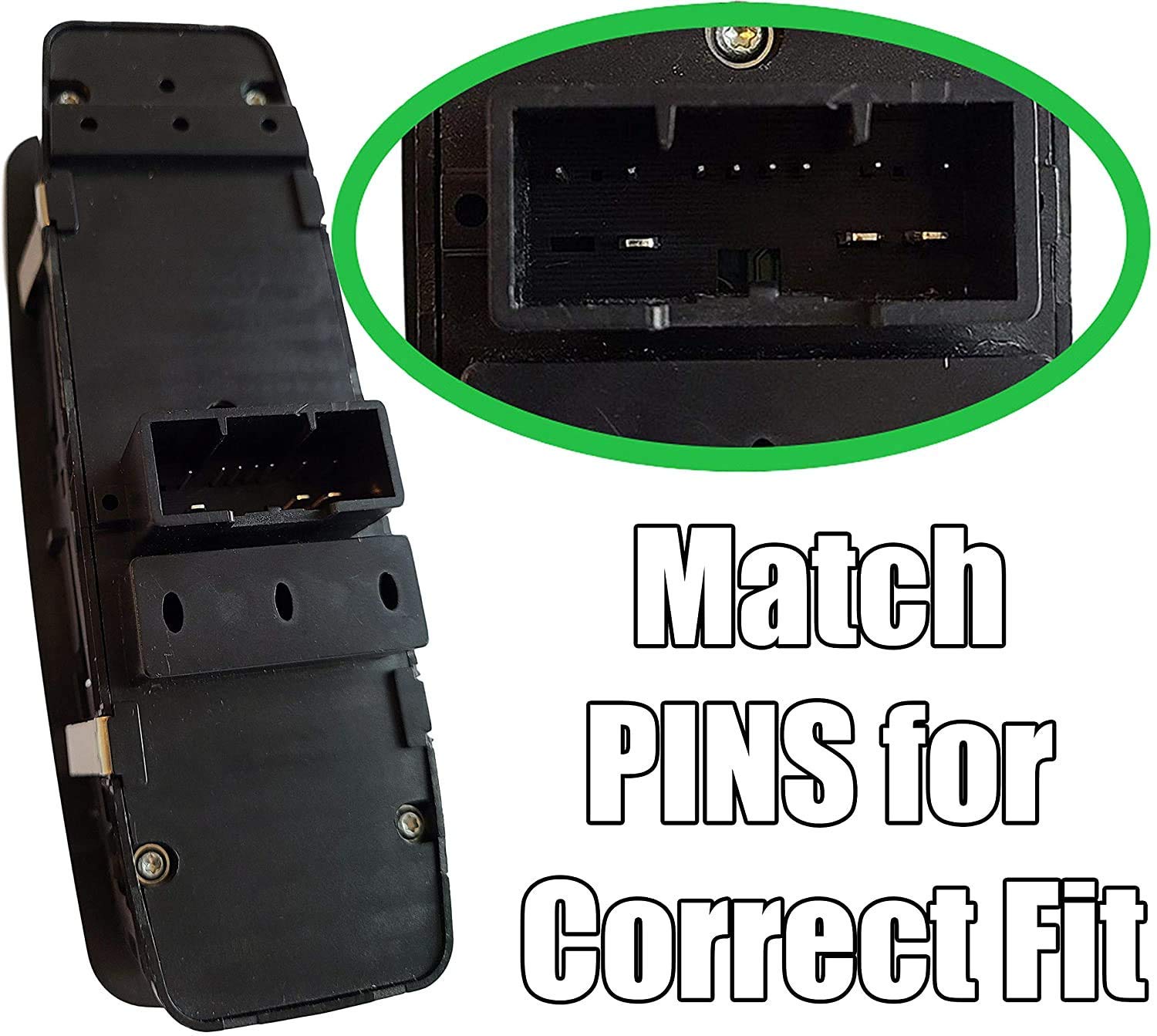 SWITCHDOCTOR Window Master Switch for 2016-2018 Dodge Ram 1500 2500 3500 4500 5500 Crew Cab