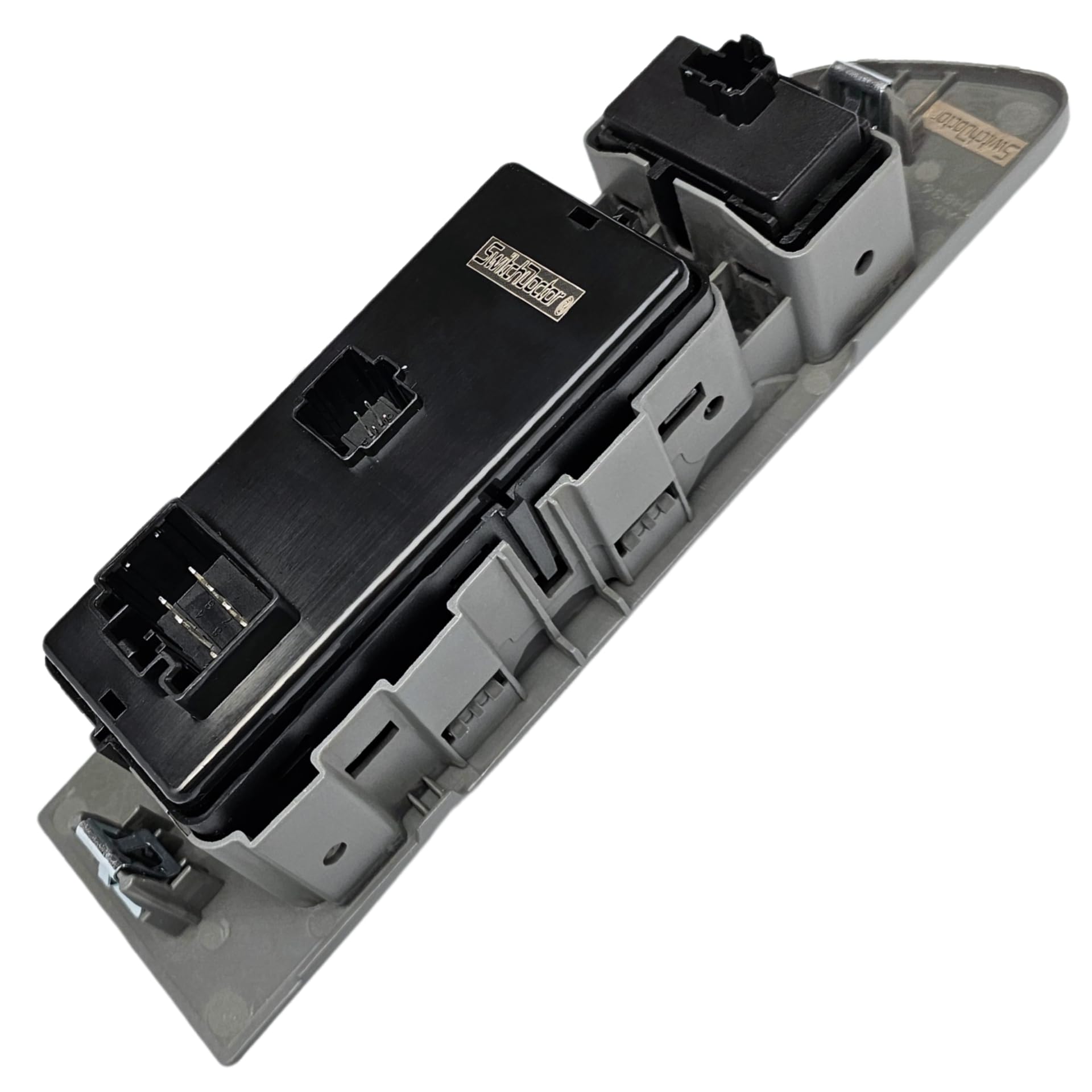 SWITCHDOCTOR Window Master Switch & Gray Bezel Assembly for 2011, 2012, 2013, 2014 Ford F-150 F150 (Double Cab, Crew, Full Assembly)