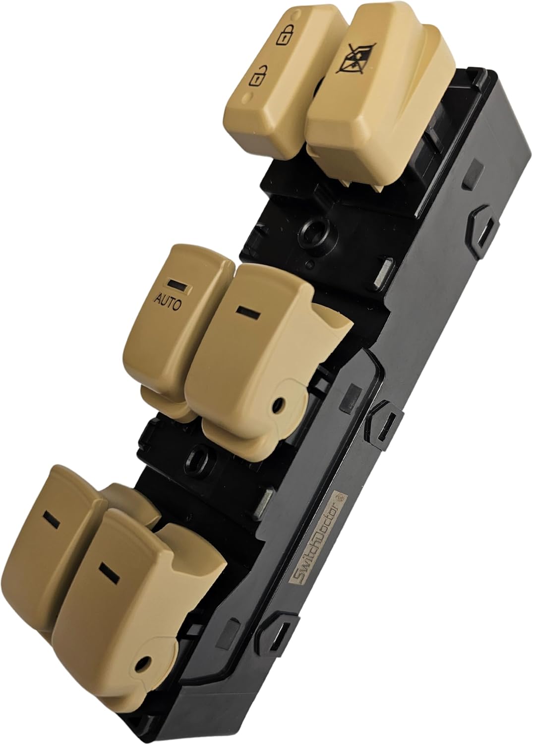 SWITCHDOCTOR Window Master Switch for 2011-2014 Hyundai Sonata (Tan/Beige) (Camel) (202008875, 93570-3Q000 power, control, button)