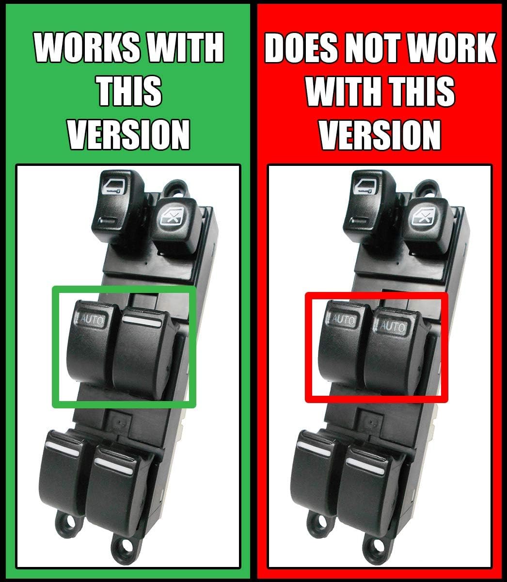 SWITCHDOCTOR Window Master Switch for 2000-2002 Nissan Maxima ONLY