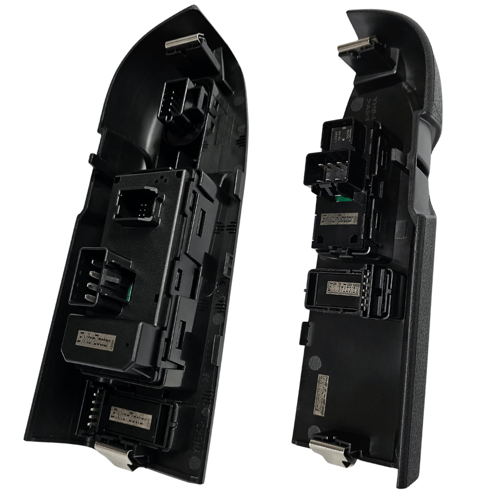 SWITCHDOCTOR Window Master Switch & Front Passenger Assembly for 2010-2013 Chevrolet Silverado & GMC Sierra (Standard Cab Pickup, Regular Cab, Full Assembly, Truck, 2 Door, Chevy)