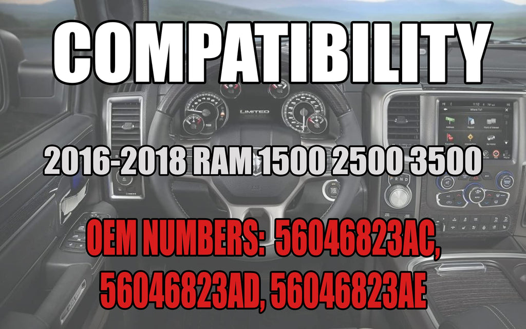 SWITCHDOCTOR Window Master Switch for 2016-2018 Dodge Ram 1500 2500 3500 4500 5500 Crew Cab