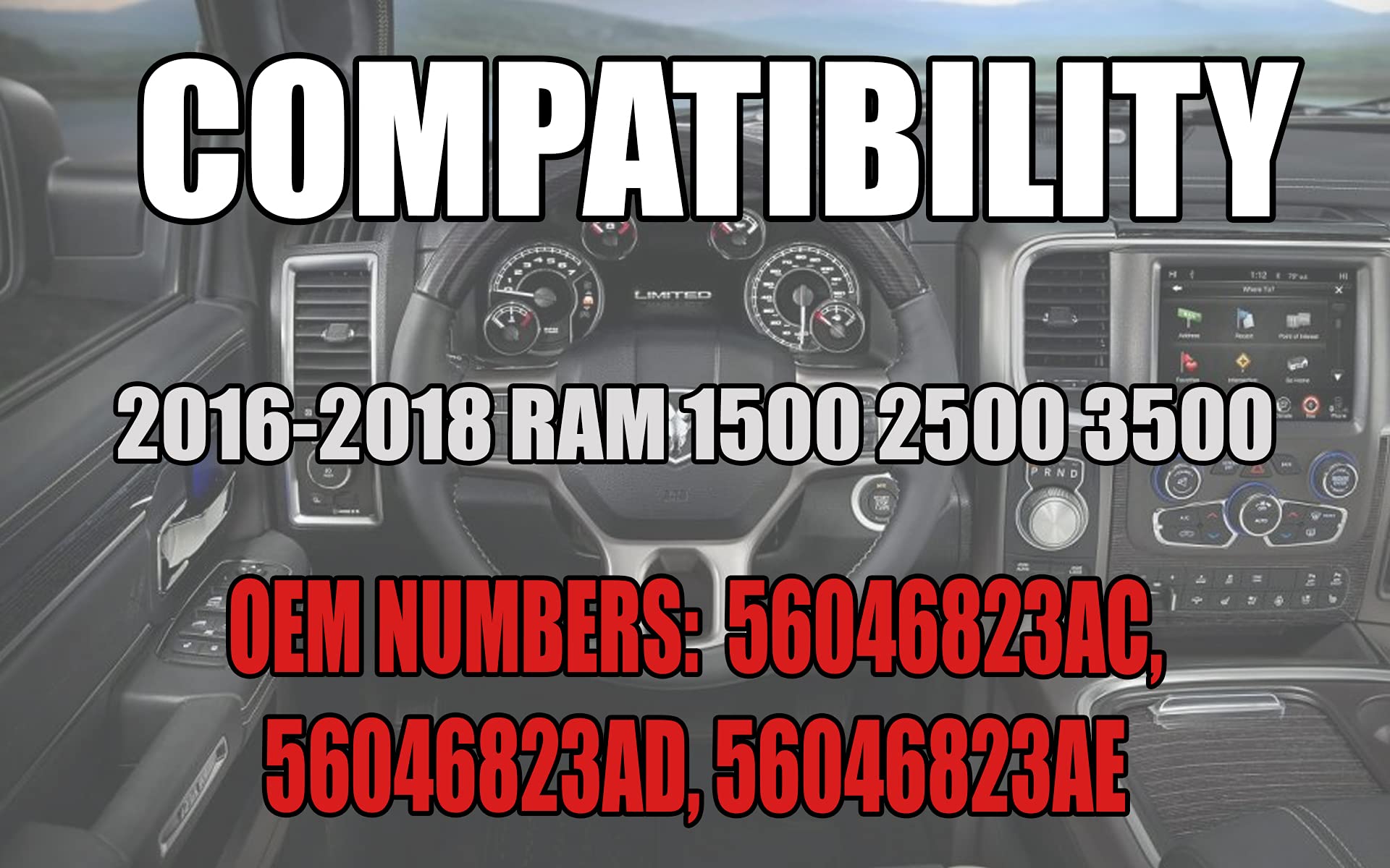 SWITCHDOCTOR Window Master Switch for 2016-2018 Dodge Ram 1500 2500 3500 4500 5500 Crew Cab