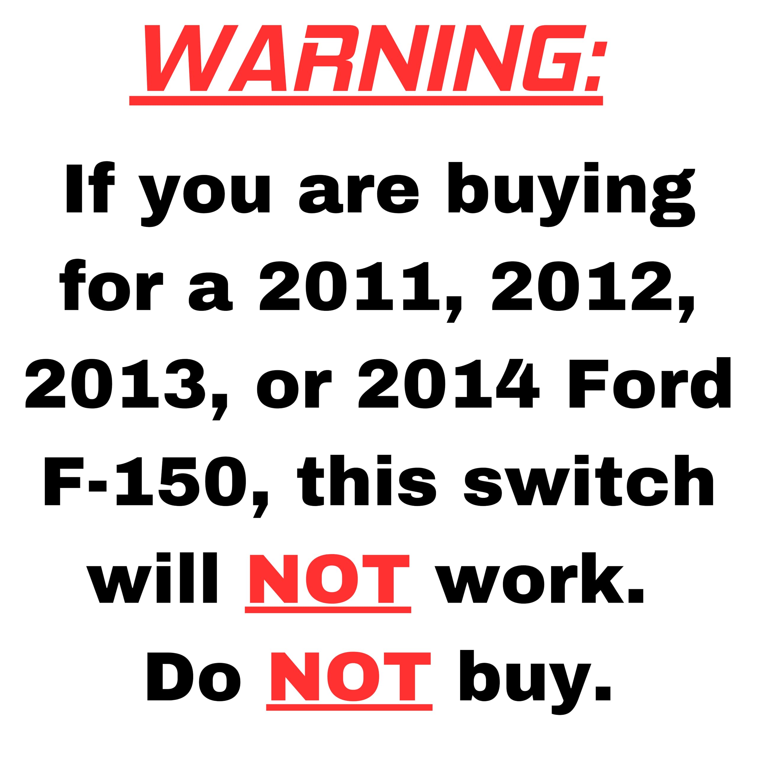 SWITCHDOCTOR Window Master Switch & Black Bezel Assembly for 2009, 2010 Ford F-150 F150 (Double Cab, Crew, Full Assembly)