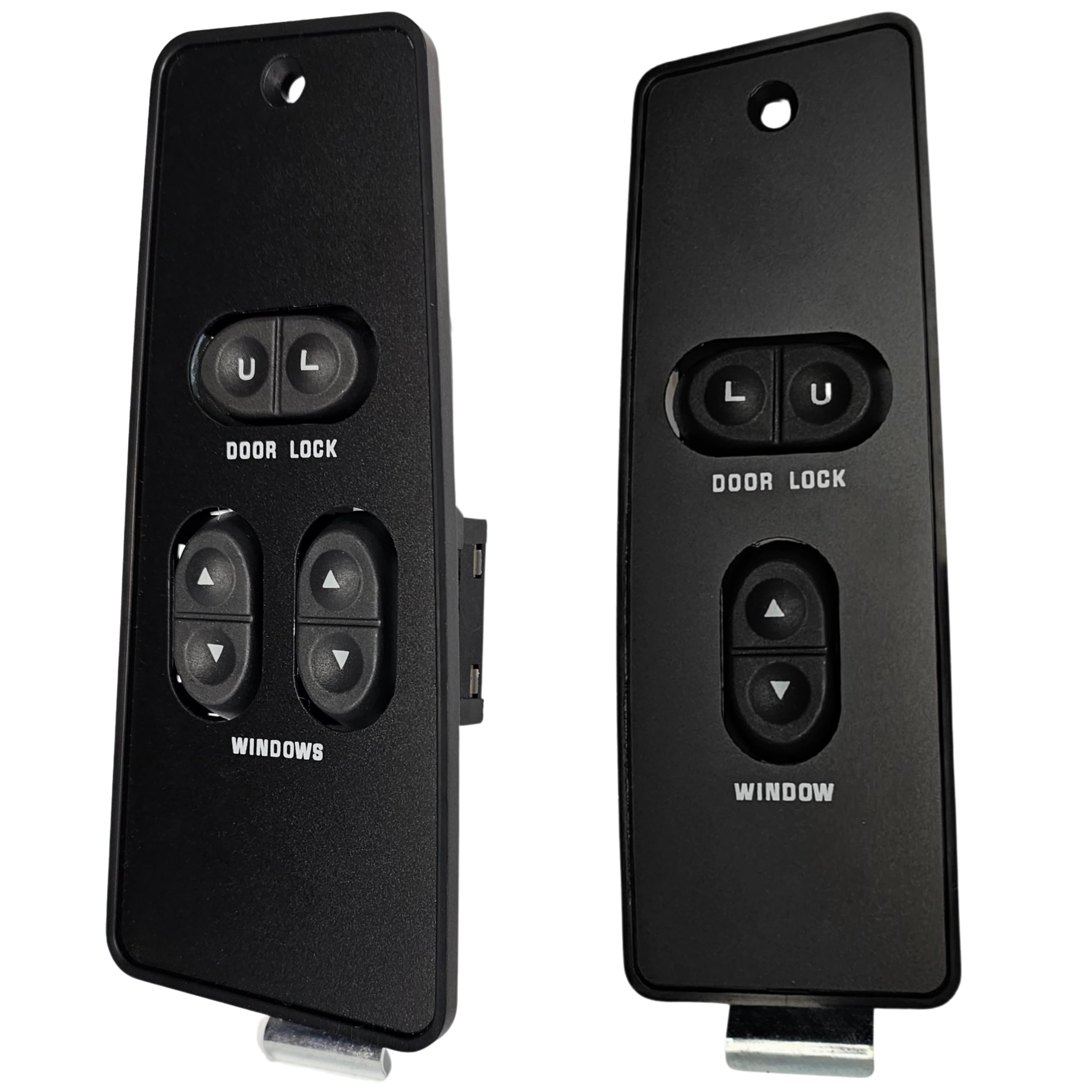 SWITCHDOCTOR Window Master Switch & Front Passenger Assembly for 1987, 1988, 1989, 1990, 1991, 1992, 1993 Ford Mustang Coupe (Full Assembly)