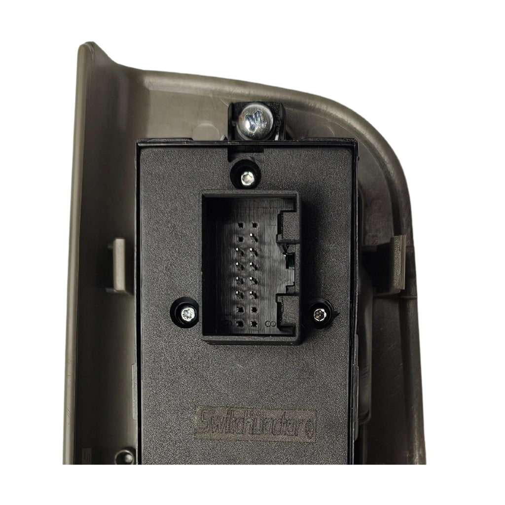 SWITCHDOCTOR Fully Assembled Window Master Switch and Bezel Set for 1999-2005 Volkswagen Jetta (Gray)