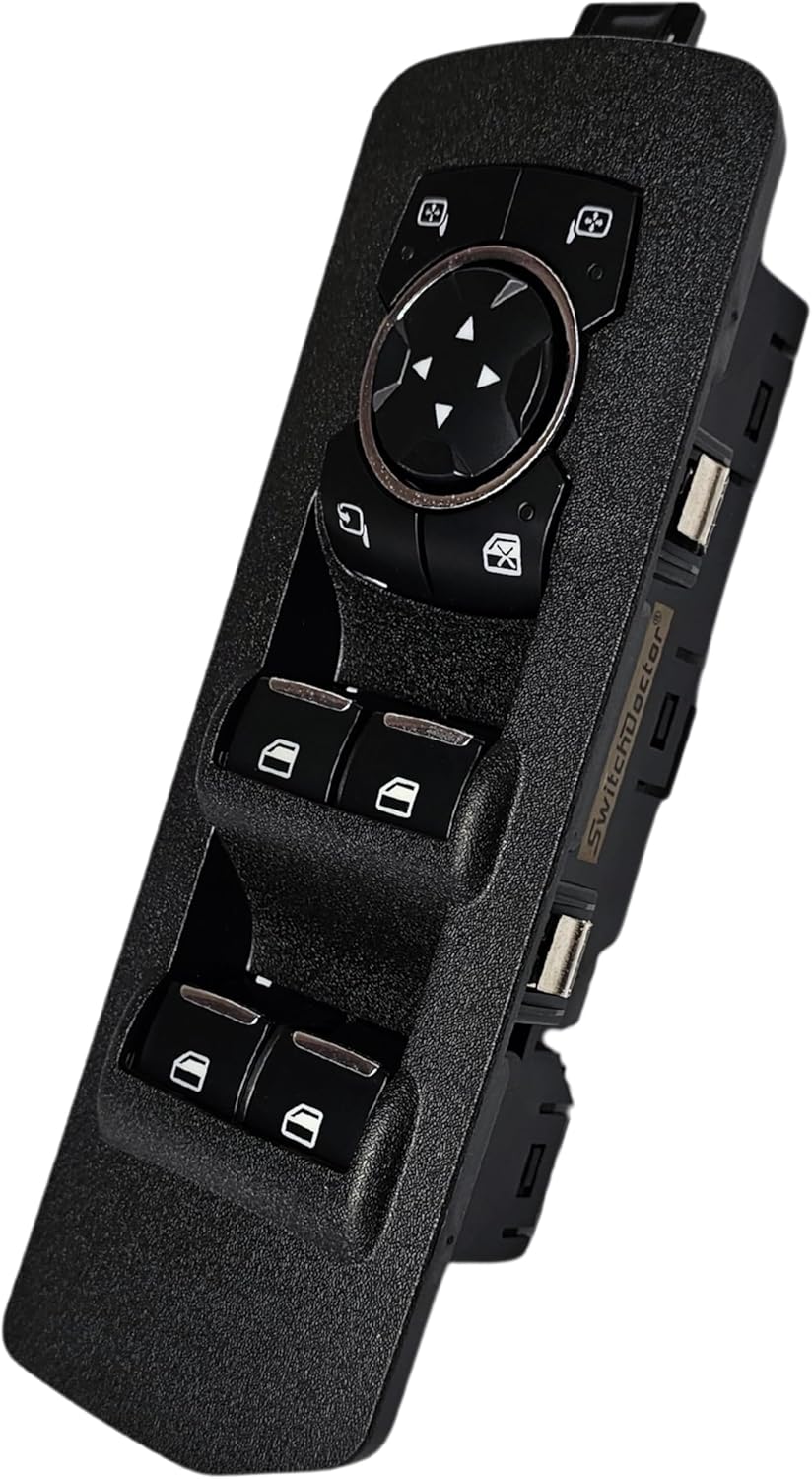 SWITCHDOCTOR Window Master Switch for 2015-2020 F-150 F 150 (Double Cab, Super Cab, Supercrew, With Power Folding Mirrors)