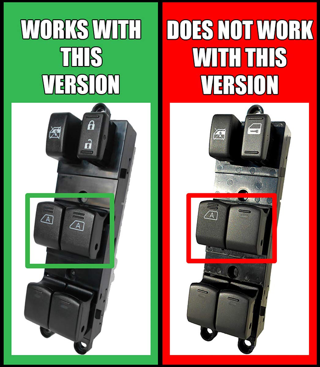 SWITCHDOCTOR Window Master Switch compatible with Nissan Pathfinder 2007-2012