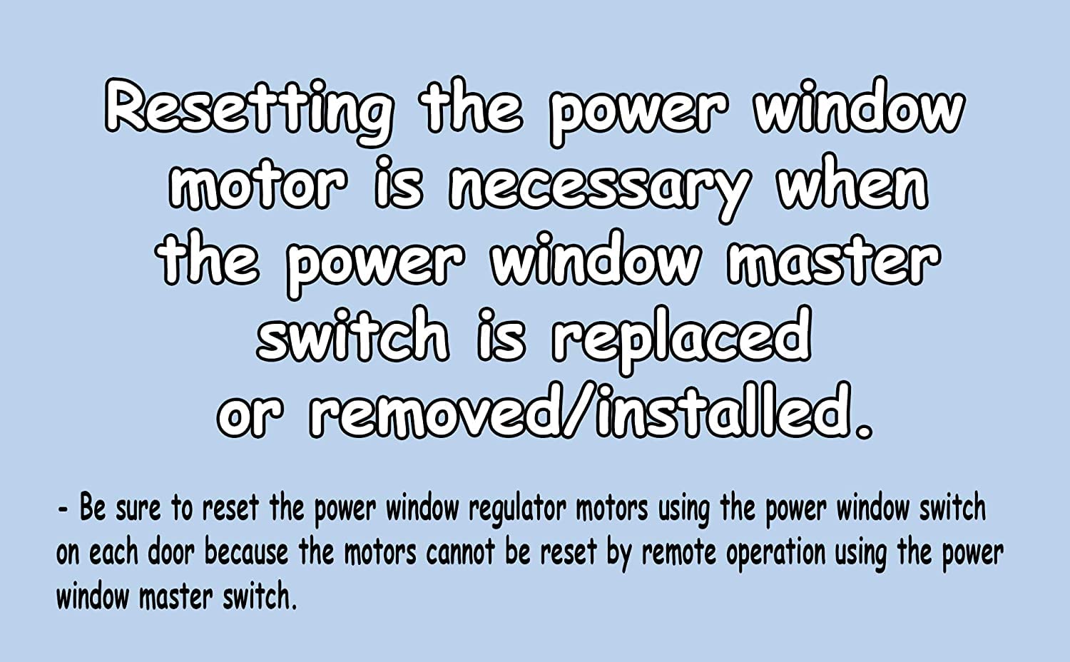SWITCHDOCTOR Window Master Switch compatible with Lexus GS3002006-2011