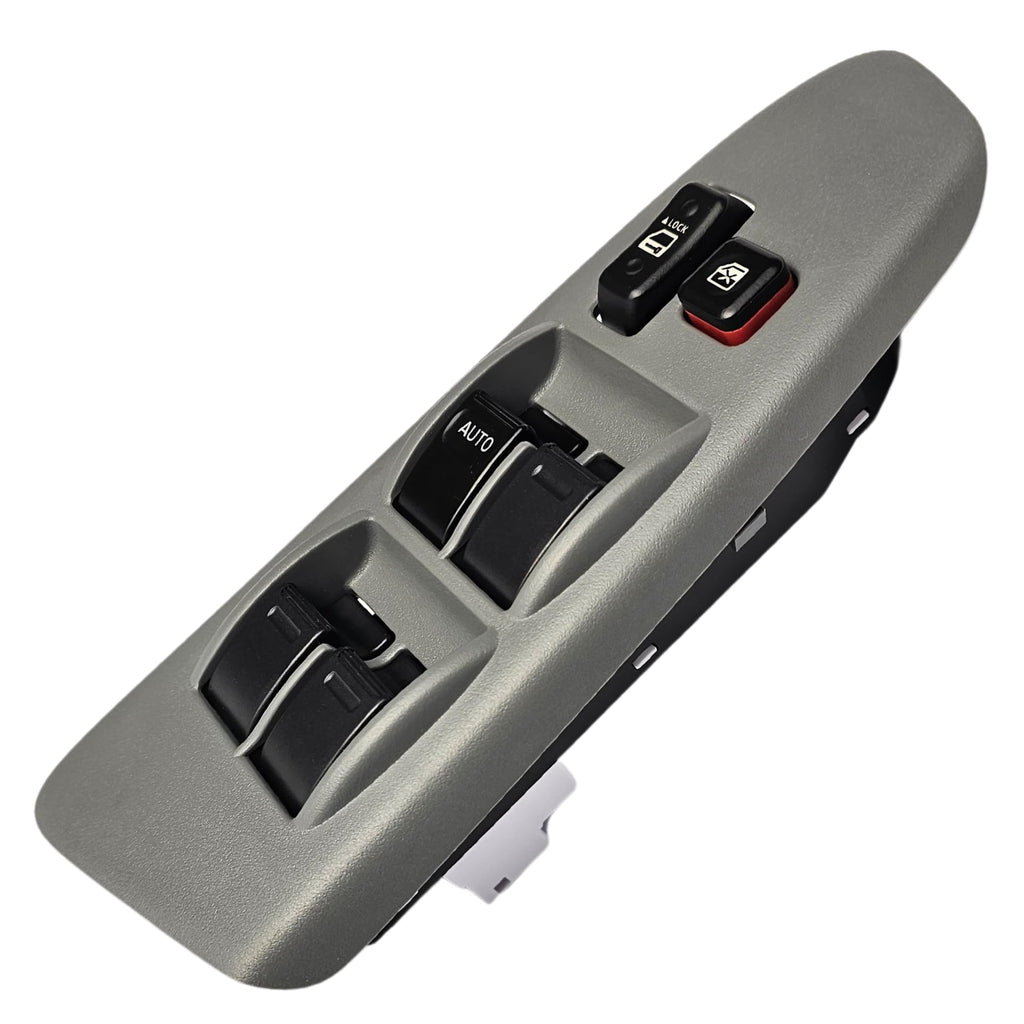 SWITCHDOCTOR Window Master Switch & Gray Bezel for 2005-2011 Toyota Tacoma (Double Cab, Truck, 84820-04031, 74202-04020-B0)